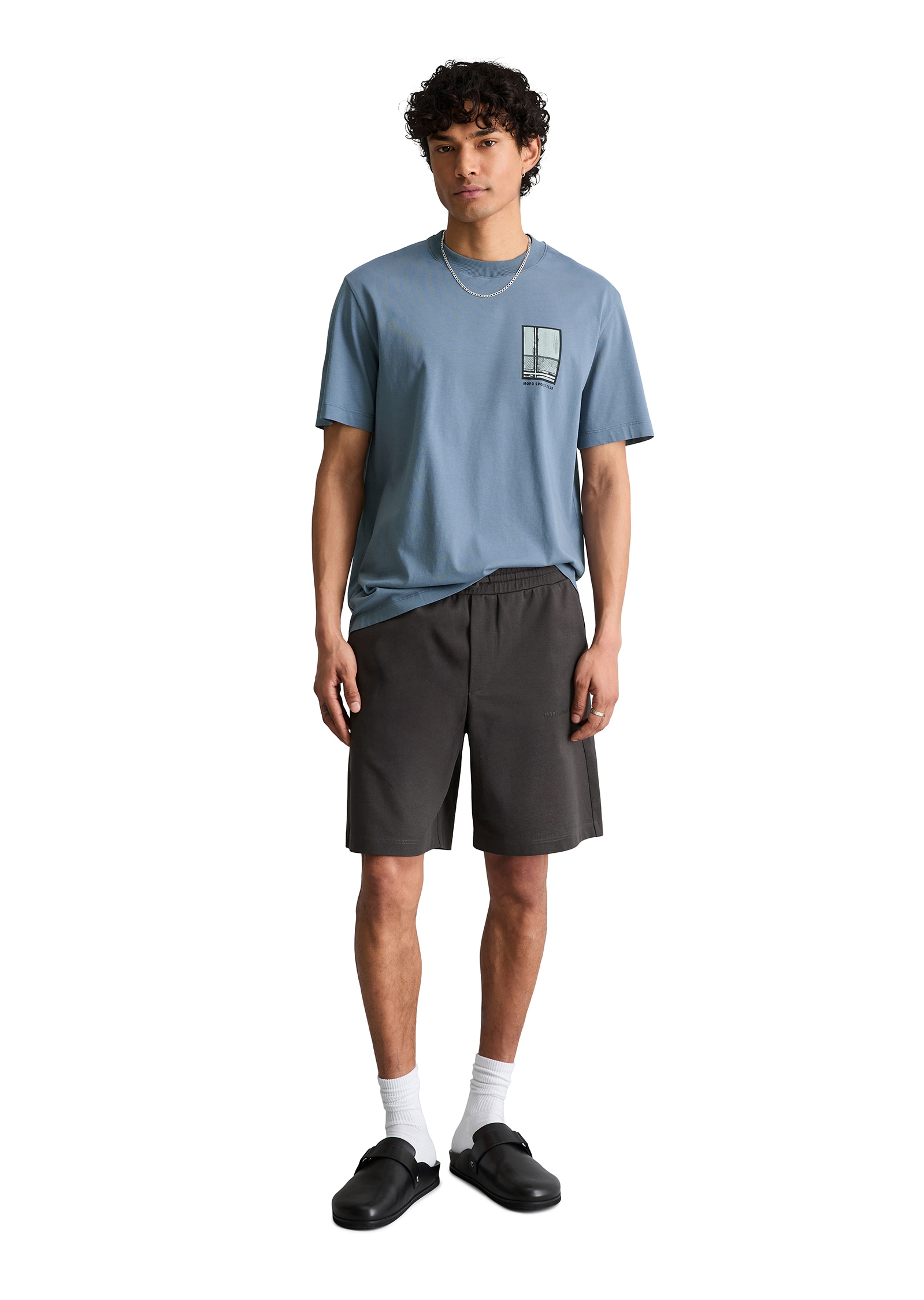 Marc O'Polo DENIM T-Shirt relaxed fit mit Rückenprint