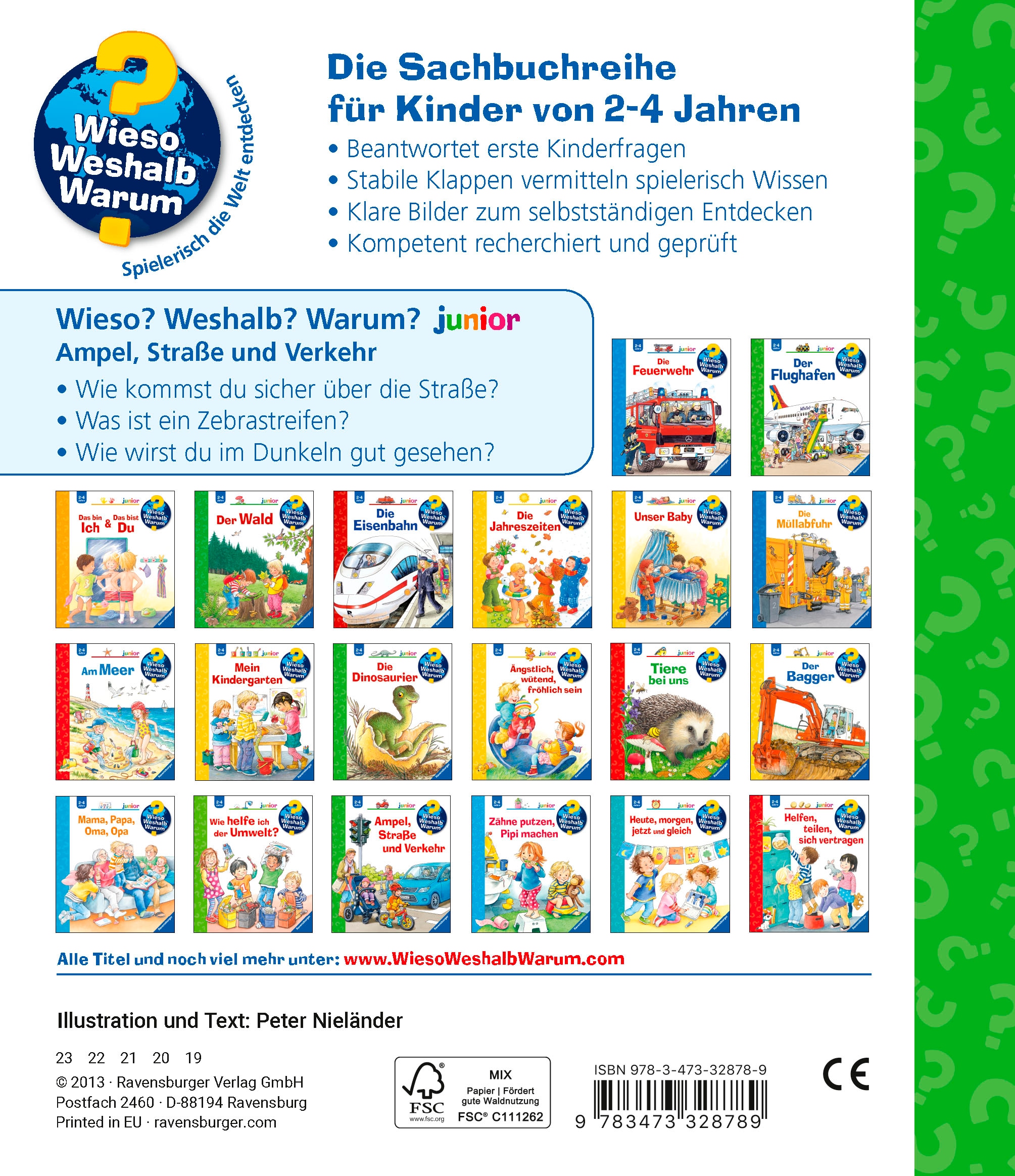 Ravensburger Buch »Wieso? Weshalb? Warum? junior, Band 48: Ampel, Straße und Verkehr«, FSC® - schützt Wald - weltweit