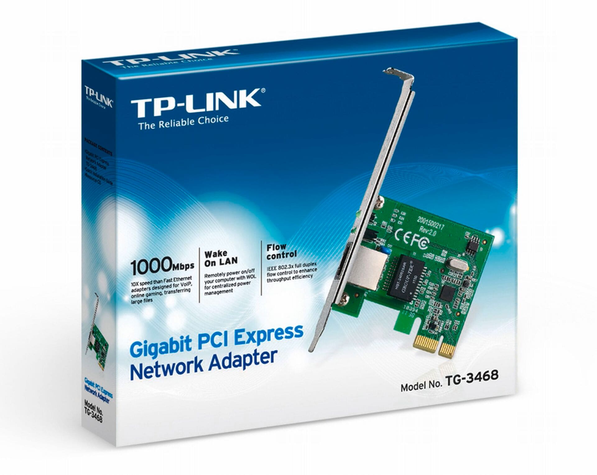 TP-Link Netzwerk-Adapter »TG-3468 Gigabit PCI-Express Netzwerkadapter«