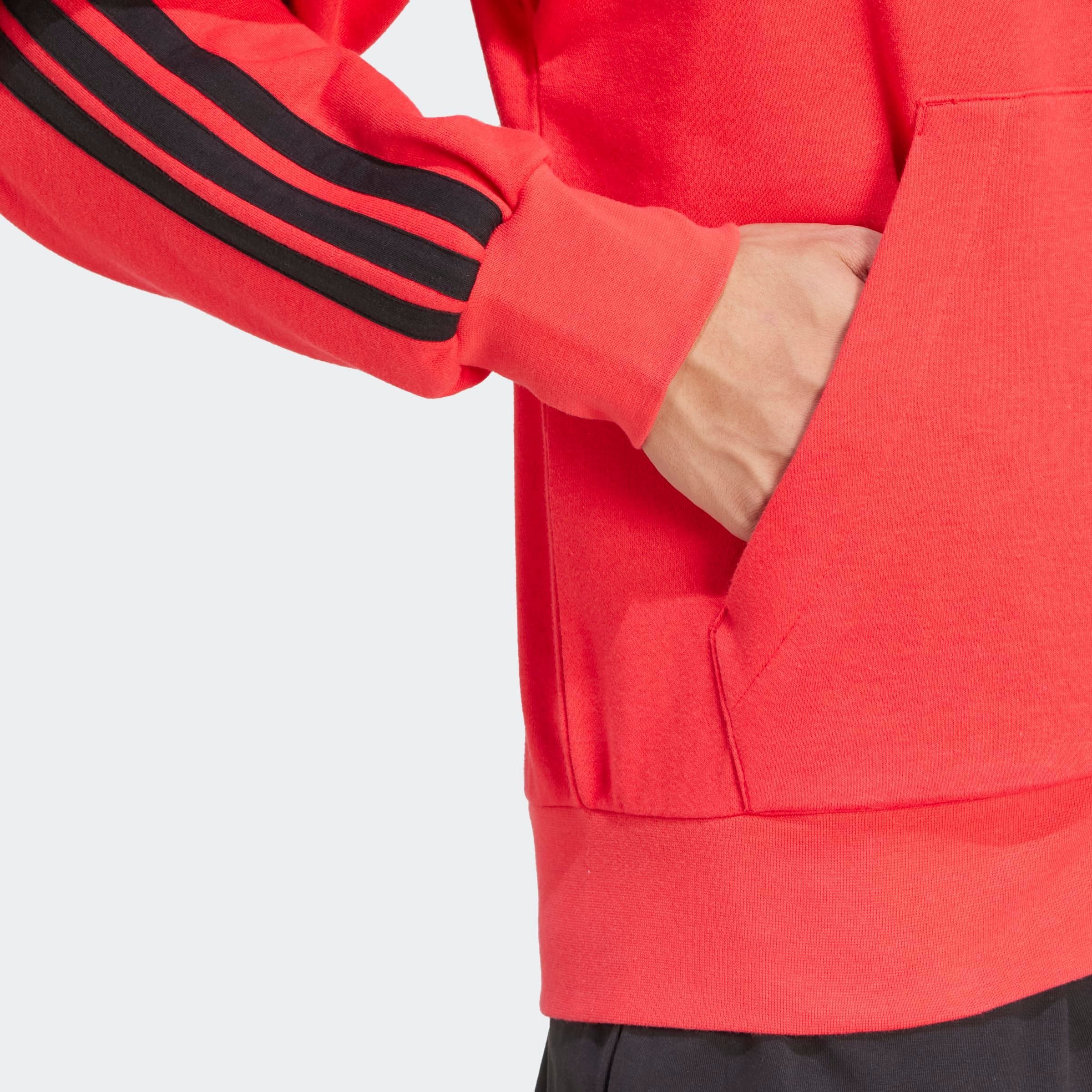 adidas Sportswear Kapuzensweatshirt »ESSENTIALS 3-STREIFEN FRENCH TERRY«
