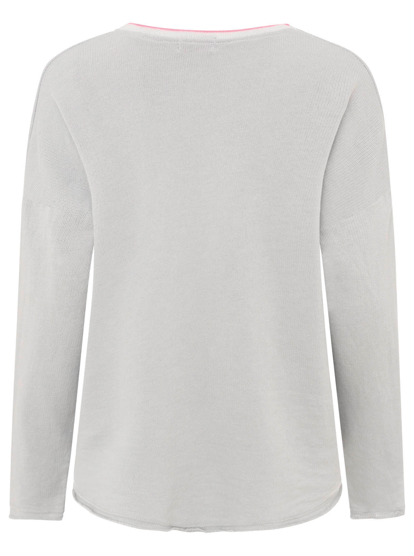 Zwillingsherz Sweatshirt »Positive Mind«, mit Kontrastnaht in Neonfarbe