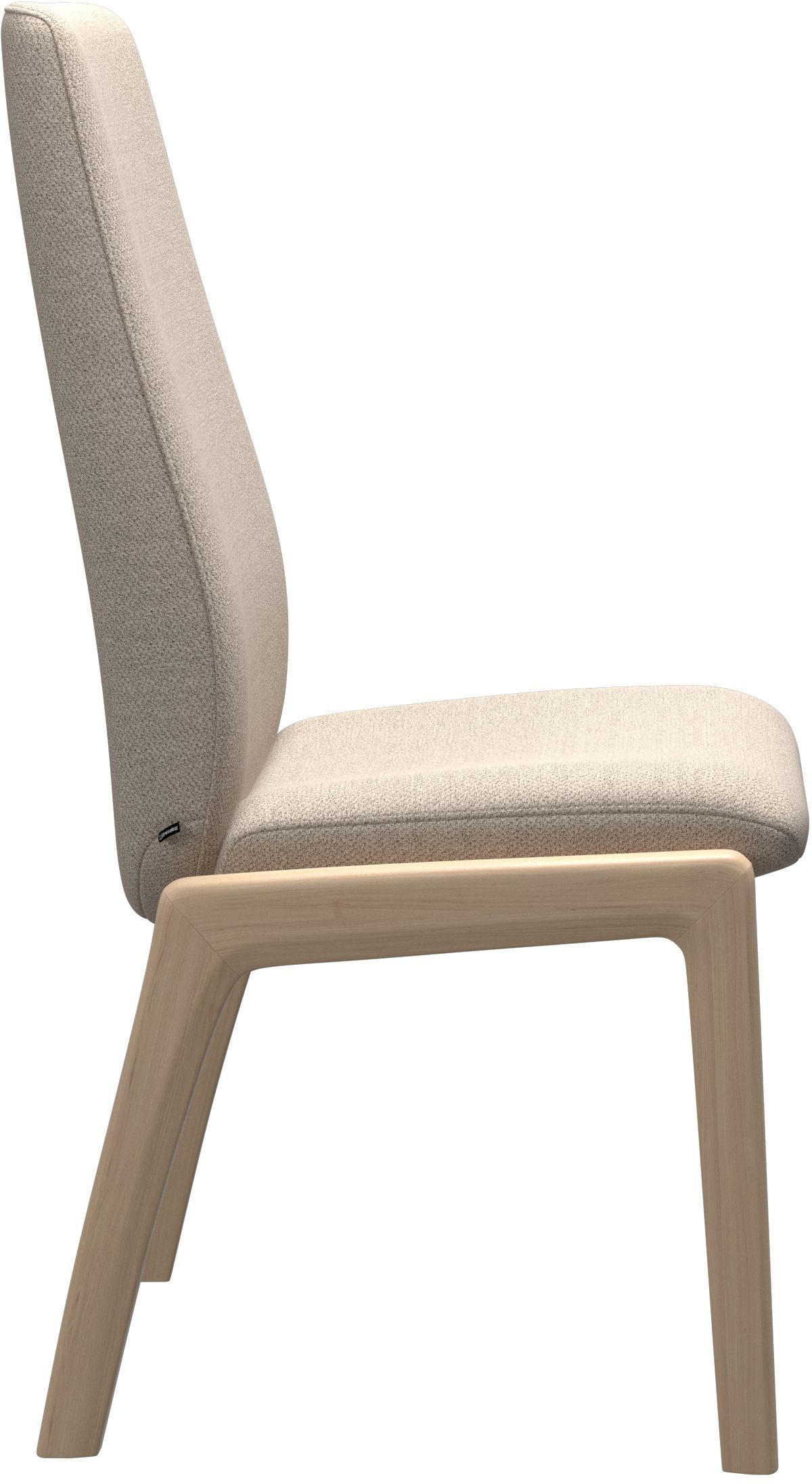 Stressless® Polsterstuhl »Laurel«, ROHLEDER Stoff Q2 FARON, High Back, Größe L, mit abgerundeten Beinen in Eiche natur
