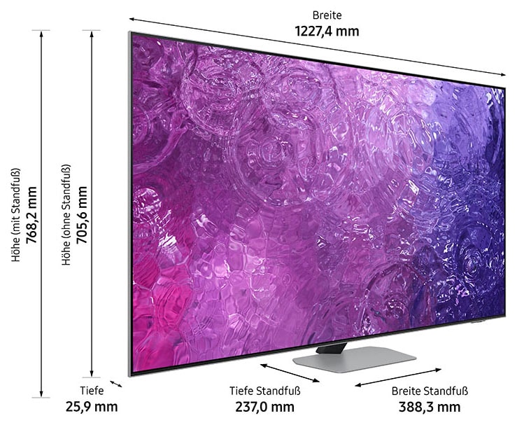 cm/55 HD, Smart-TV, Samsung Zoll, LED-Fernseher OTTO Neo kaufen Quantum HDR+ Quantum »GQ55QN90CAT«, (43\