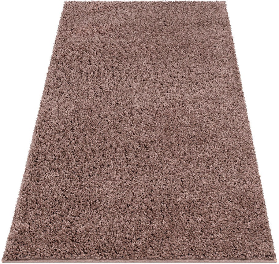 Carpet City Hochflor-Teppich »City Shaggy« rechteckig 30 mm Höhe Auch als Läufer, Langflor, Uni, Shaggy, flauschig-weich