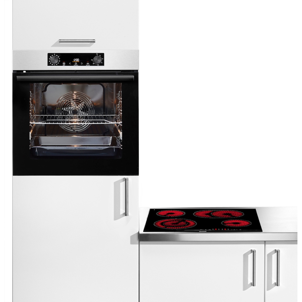 GORENJE Backofen-Set »Pacific Backofen-Set Pyrolyse 2021«, BPSB737OTX, mit 1-fach-Teleskopauszug, ecoClean