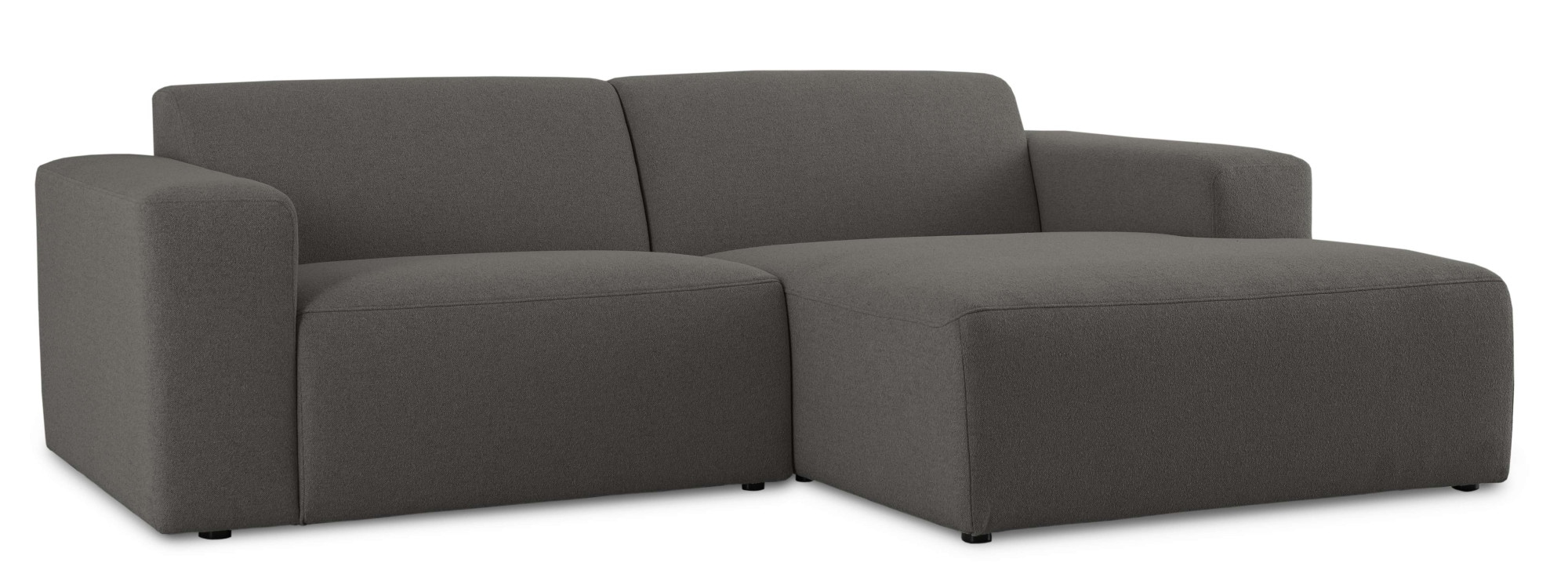 OTTO home Ecksofa »Koa, 228 cm, L-Form, Modulsofa in Cord, Chenille, Struktur, Webstoff« Designsofa, weicher Lounge-Sitzkomfort, Welleunterfederung, bodentief