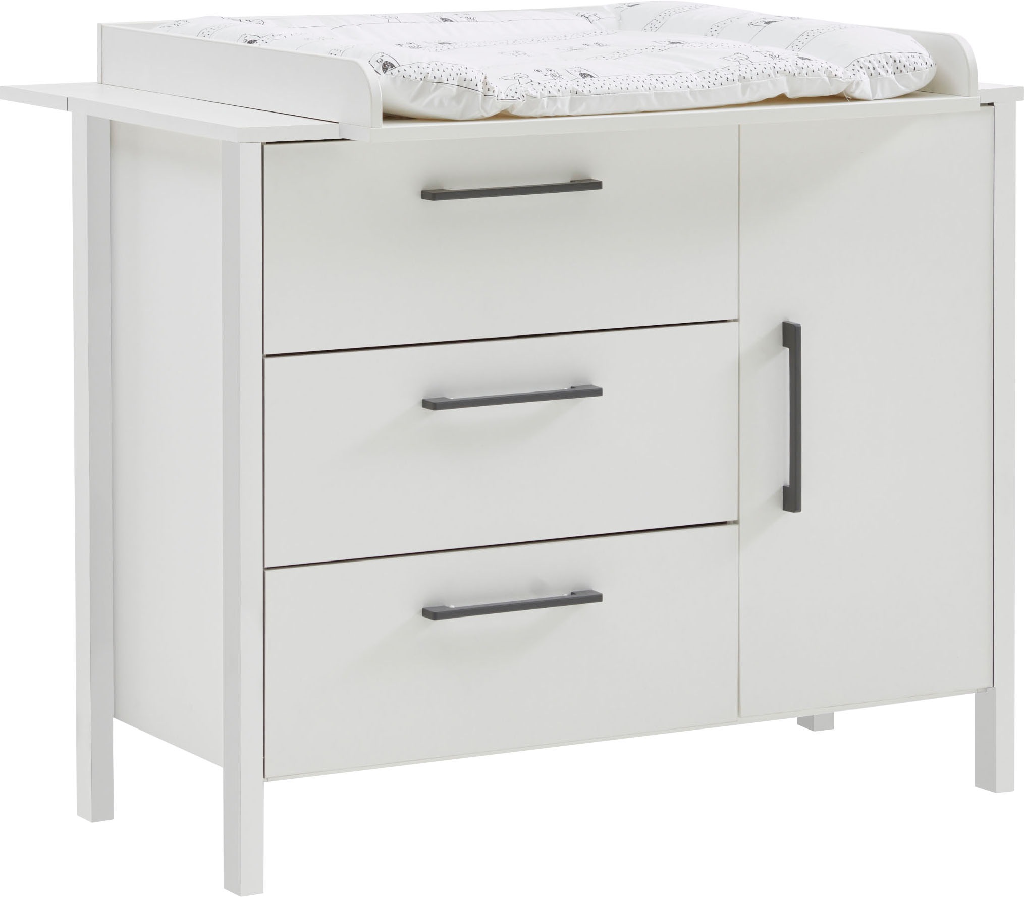 arthur berndt Wickelkommode »Kiara«, bis 15 kg, Made in Germany, 115 cm