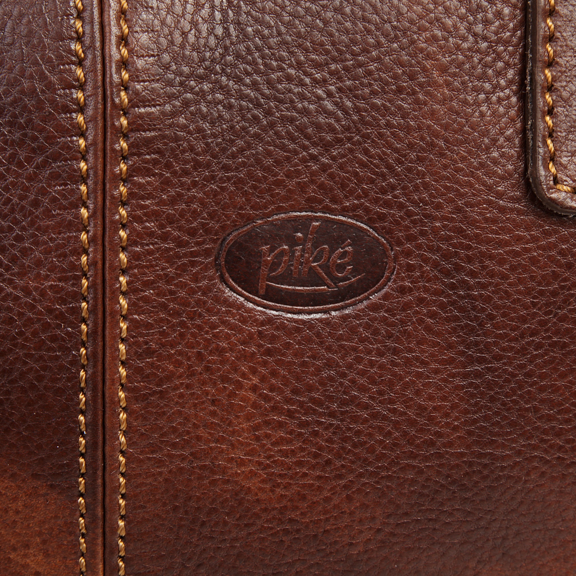 Piké Reisetasche, echt Leder, Made in Italy