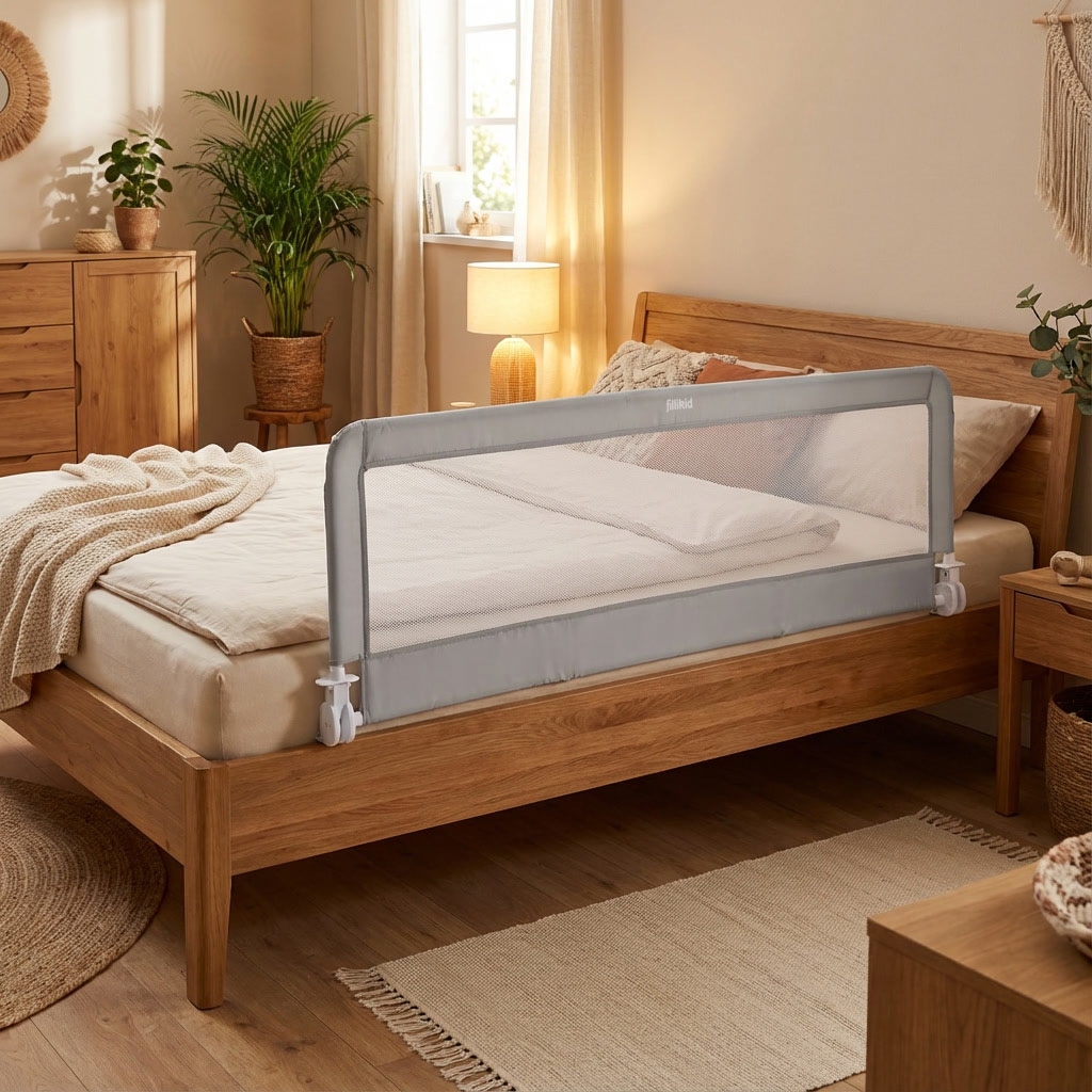 Fillikid Bettschutzgitter »grau, 150/50  cm«