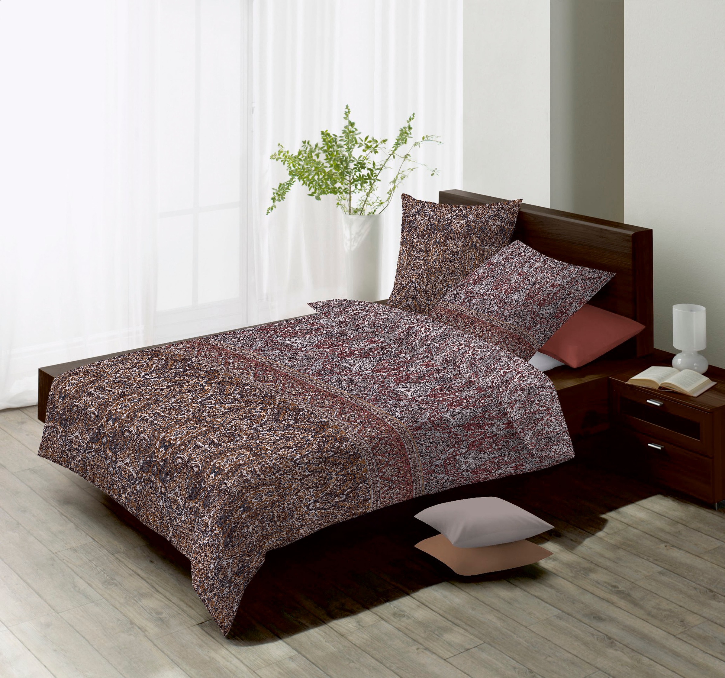 fleuresse Bettwäsche »Davos«, Feinbiber, Baumwolle, in Gr. 135x200, 155x220, 200x200cm