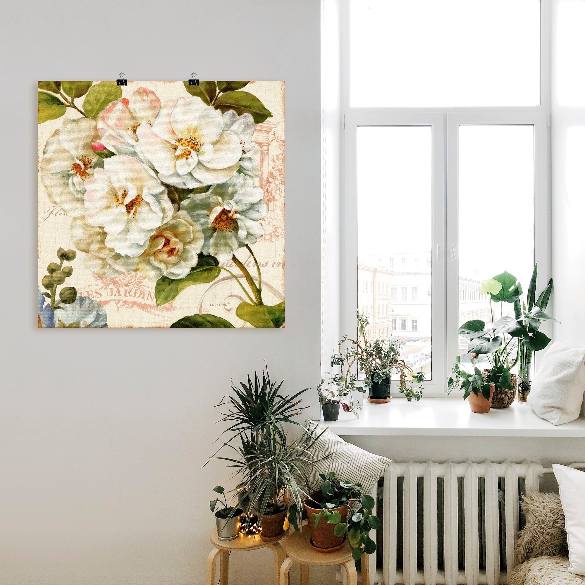 Artland Wandbild »Garten III« Blumen 1 Stk. tlg. als Leinwandbild, Poster in verschied. Größen