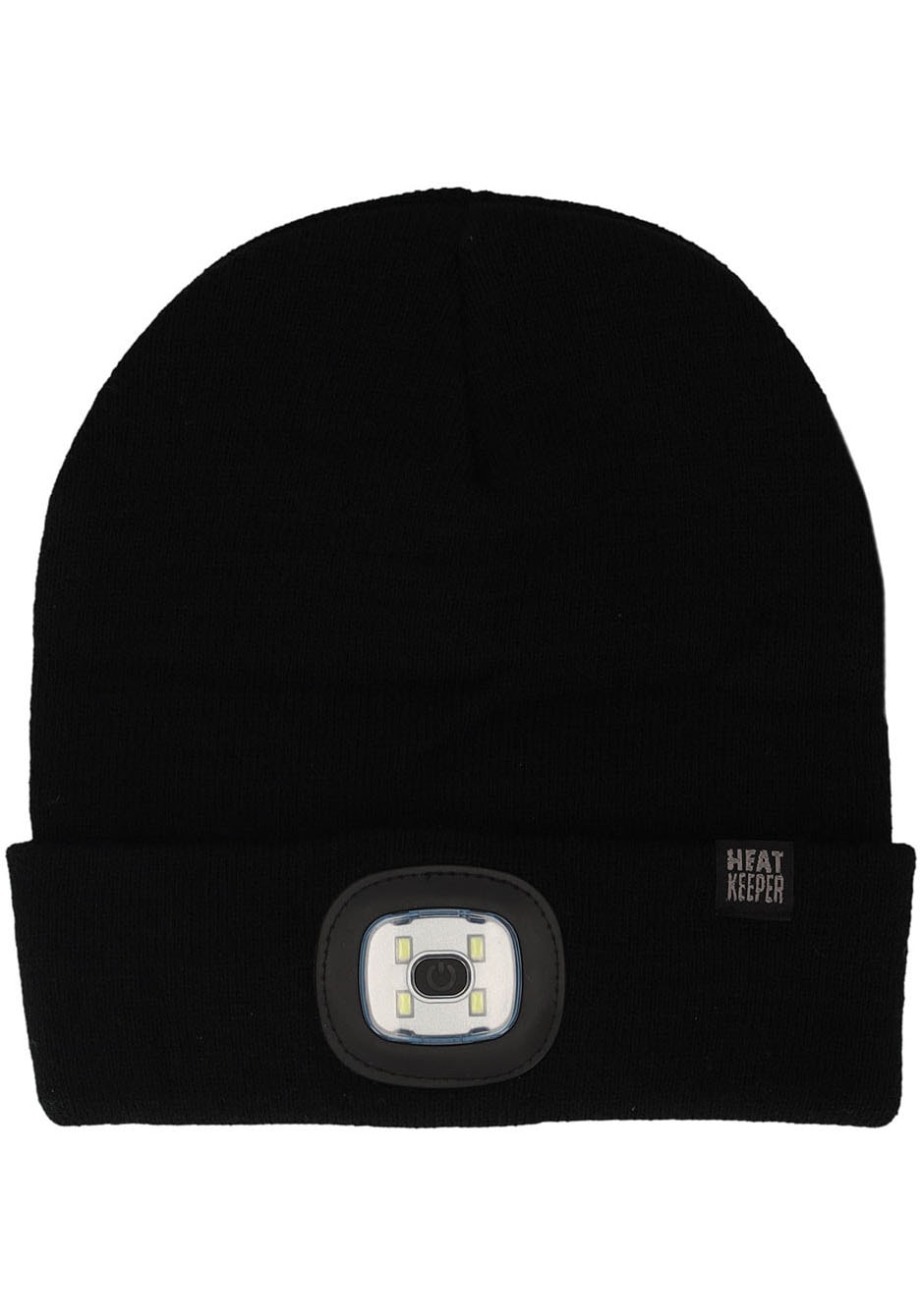 Heatkeeper Strickmütze »MEN THERMAL BEANIE+LED LIGHT RECHARGE«, wiederaufladbarer, abnehmbaren LED-Leuchte für die dunkle Jahreszeit