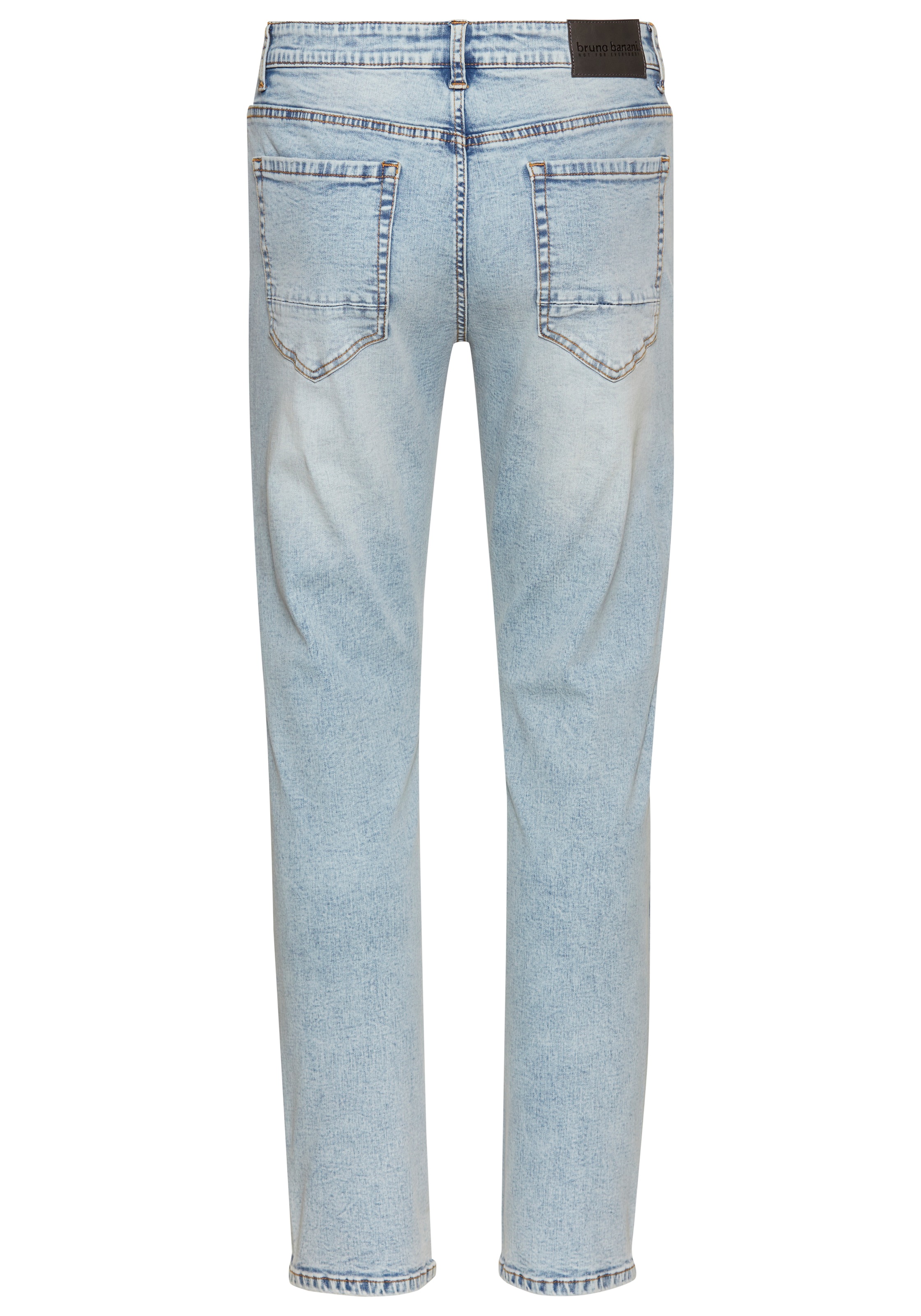 Bruno Banani Straight-Jeans »Hutch«, gerade Beinform, teilweise mit modischen Destroyed-Effekten