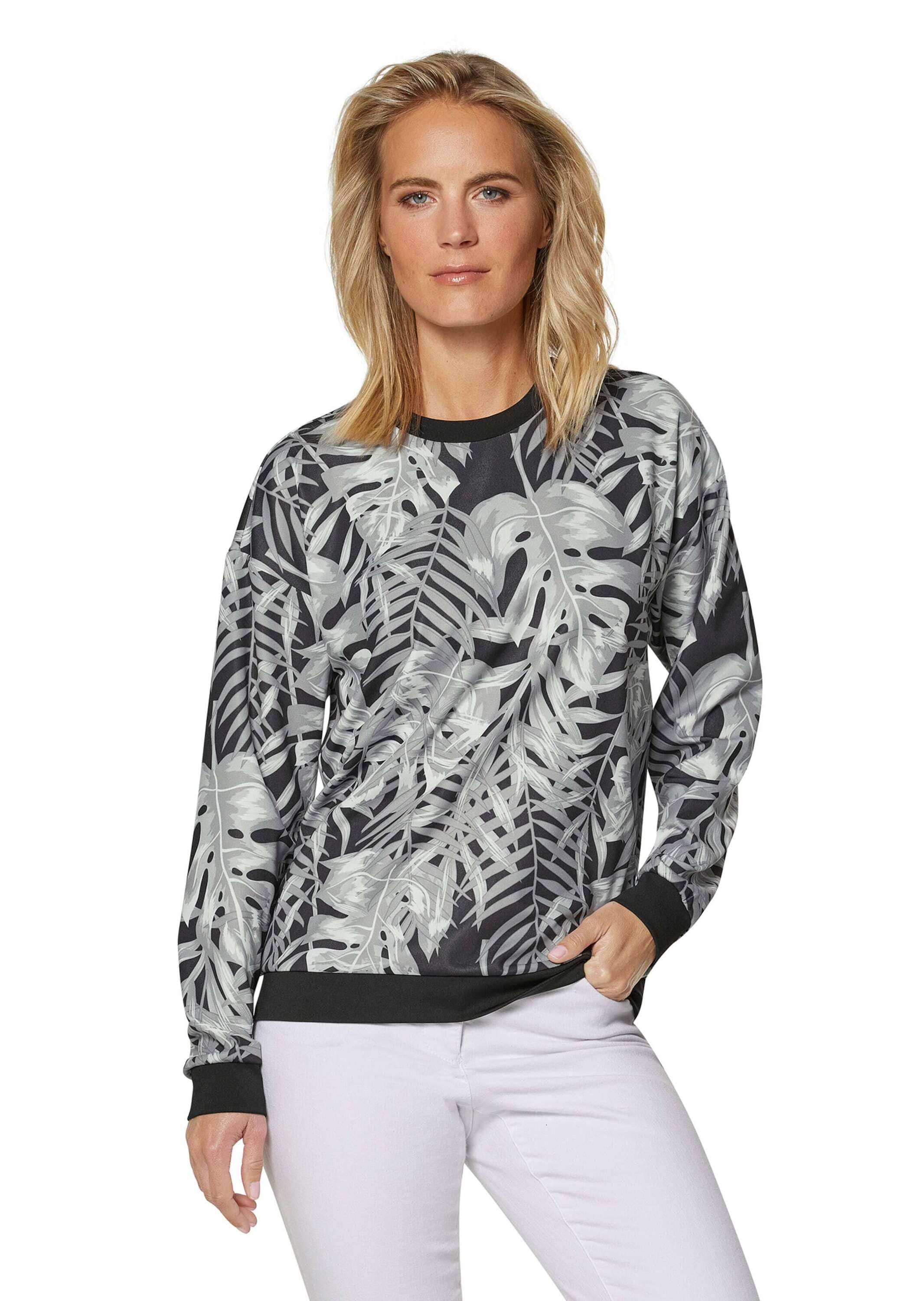 MADELEINE Sweatshirt »Sweatshirt Sweatshirt mit Blätterprint«