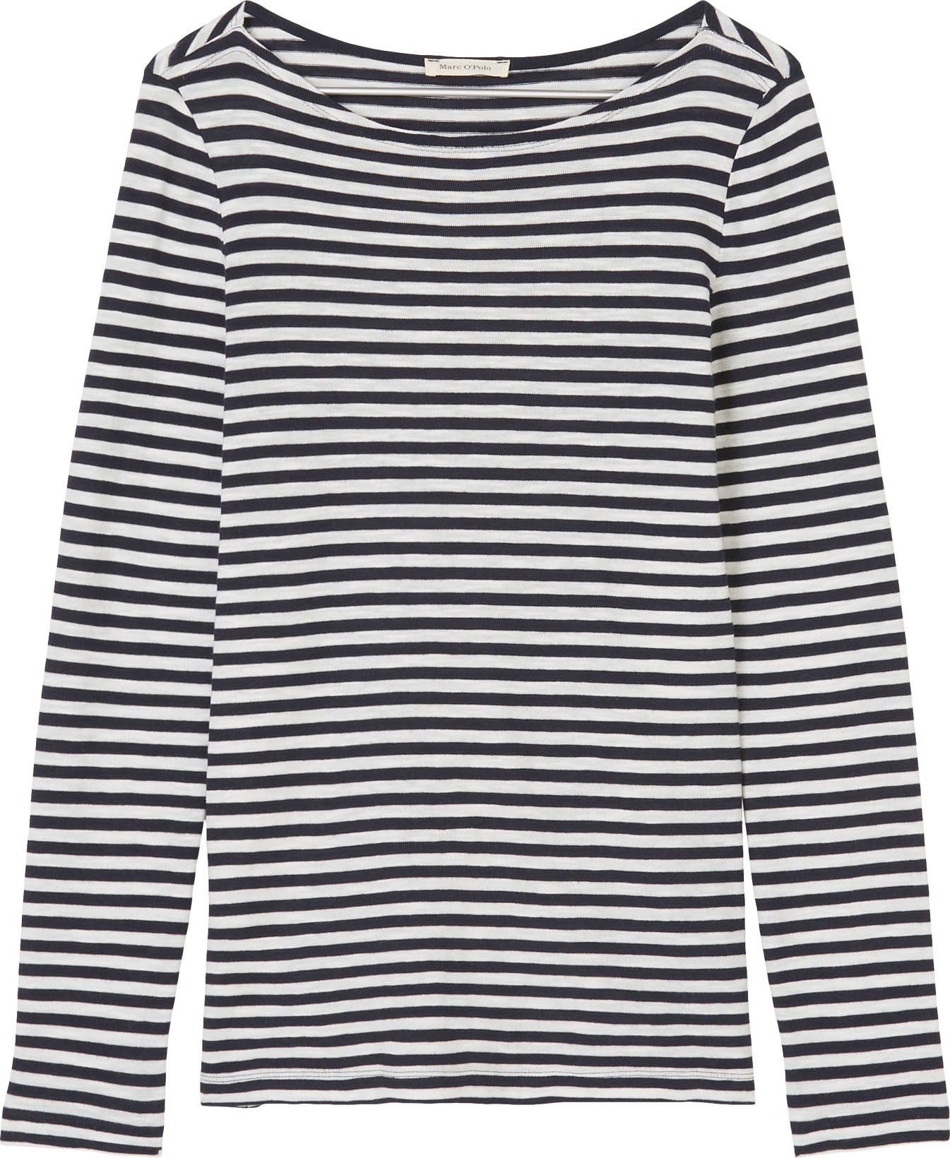 Marc O'Polo Langarmshirt, mit leichtem U-Boot-Ausschnitt
