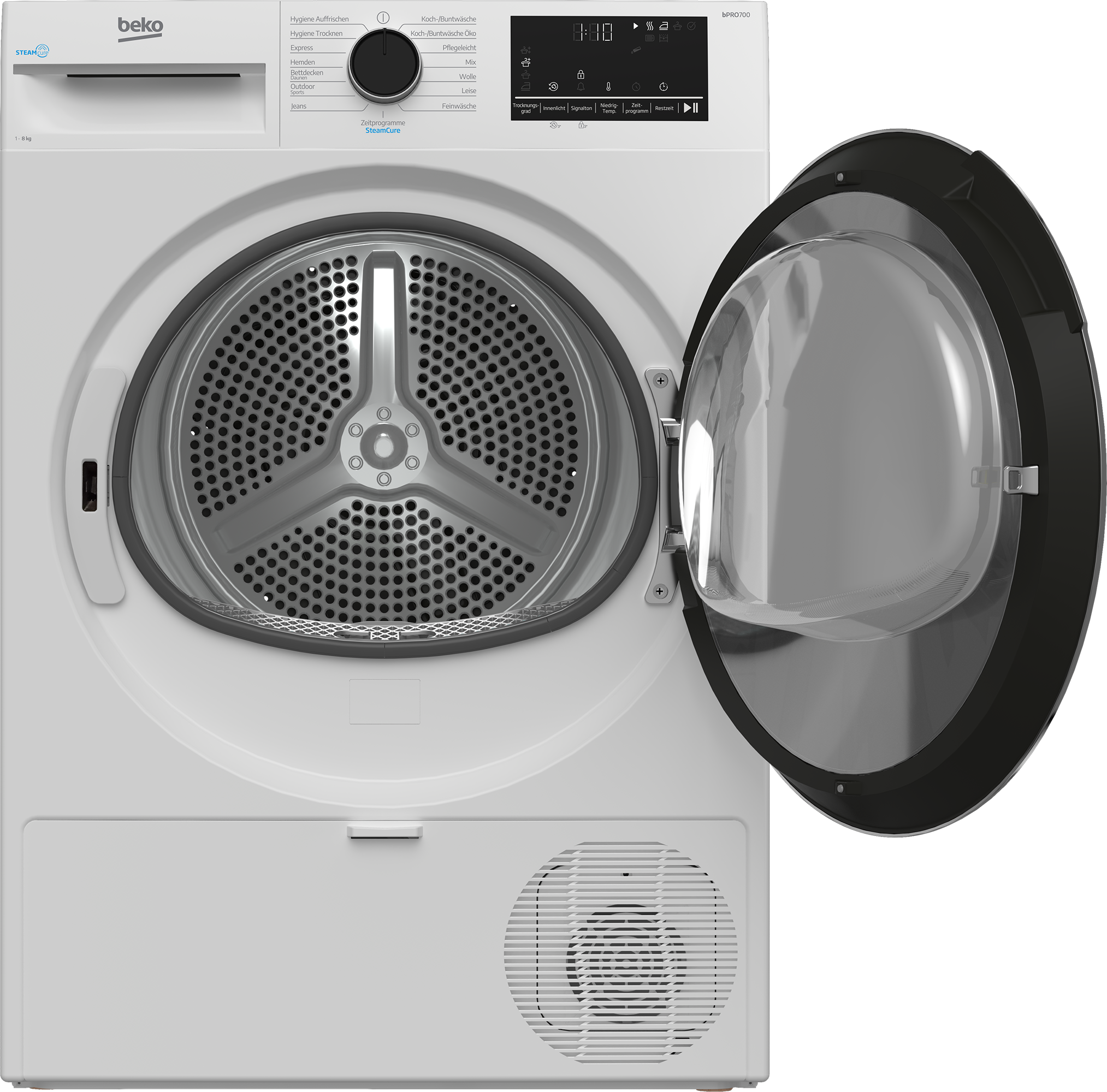 BEKO Wärmepumpentrockner »B5T68219« Die Motorgarantie gilt 10 Jahre, die Schontrommel pflegt sanft.