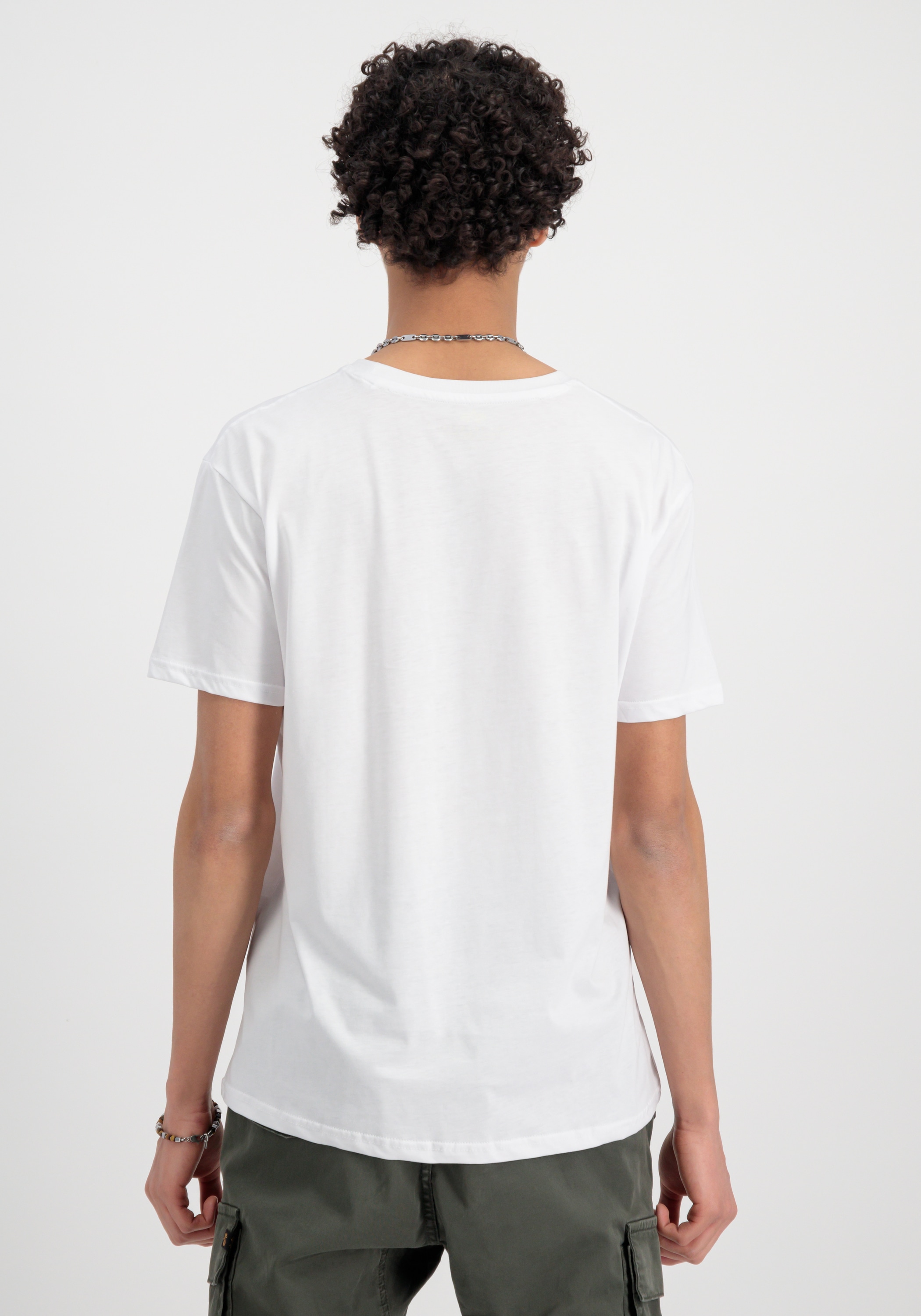Alpha Industries T-Shirt »Alpha Industries Men - T-Shirts Basic T-Shirt Foil Print«