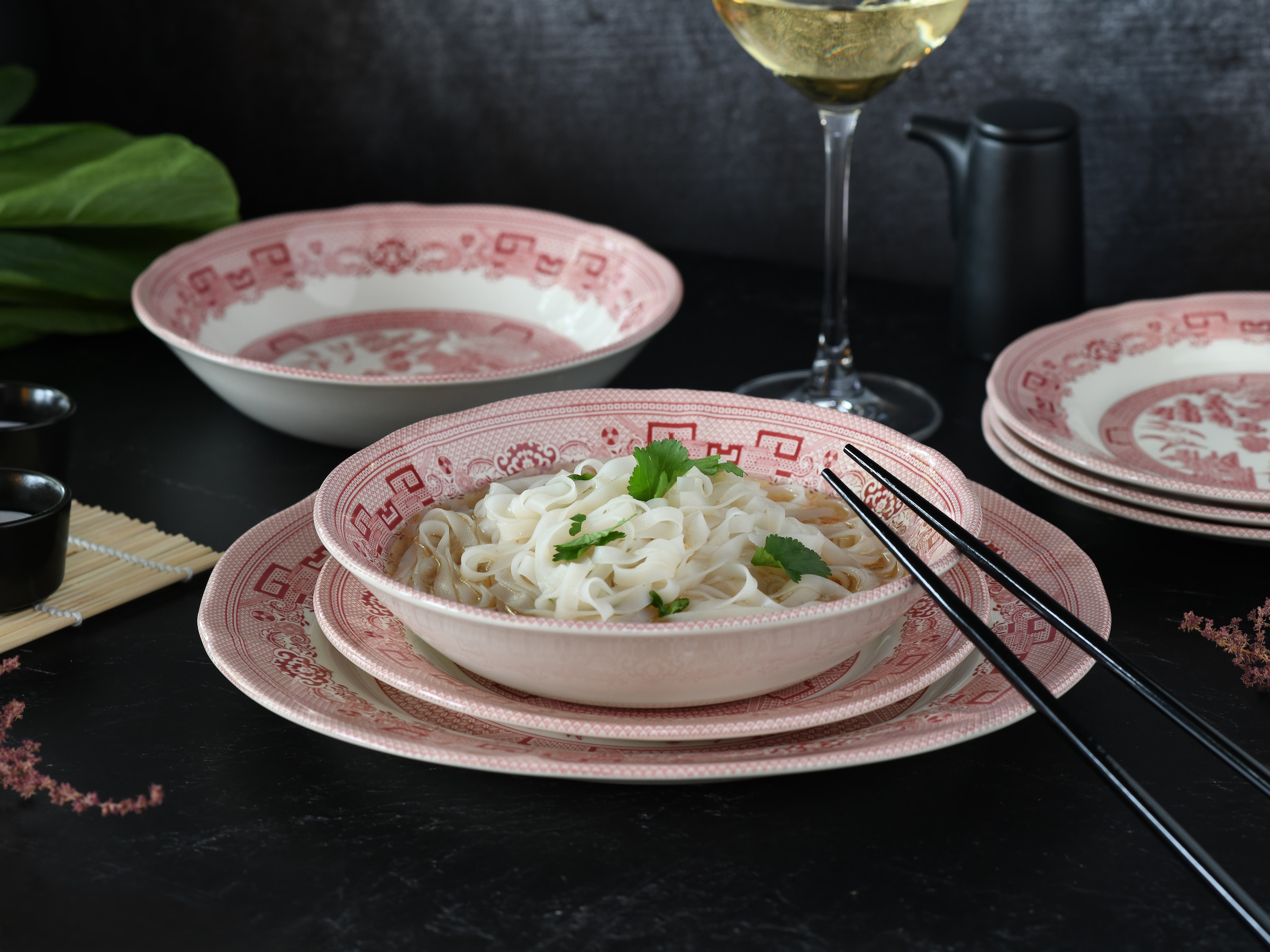 CreaTable Teller-Set »China Town, Teller Set 18-tlg« Fernöstliche Kultur