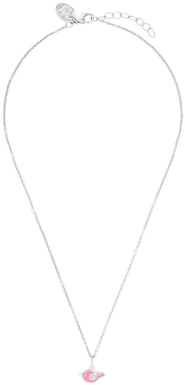 Prinzessin Lillifee Kette mit Anhänger »Vogel, 2037820«, mit Emaille - mit Zirkonia (synth.)