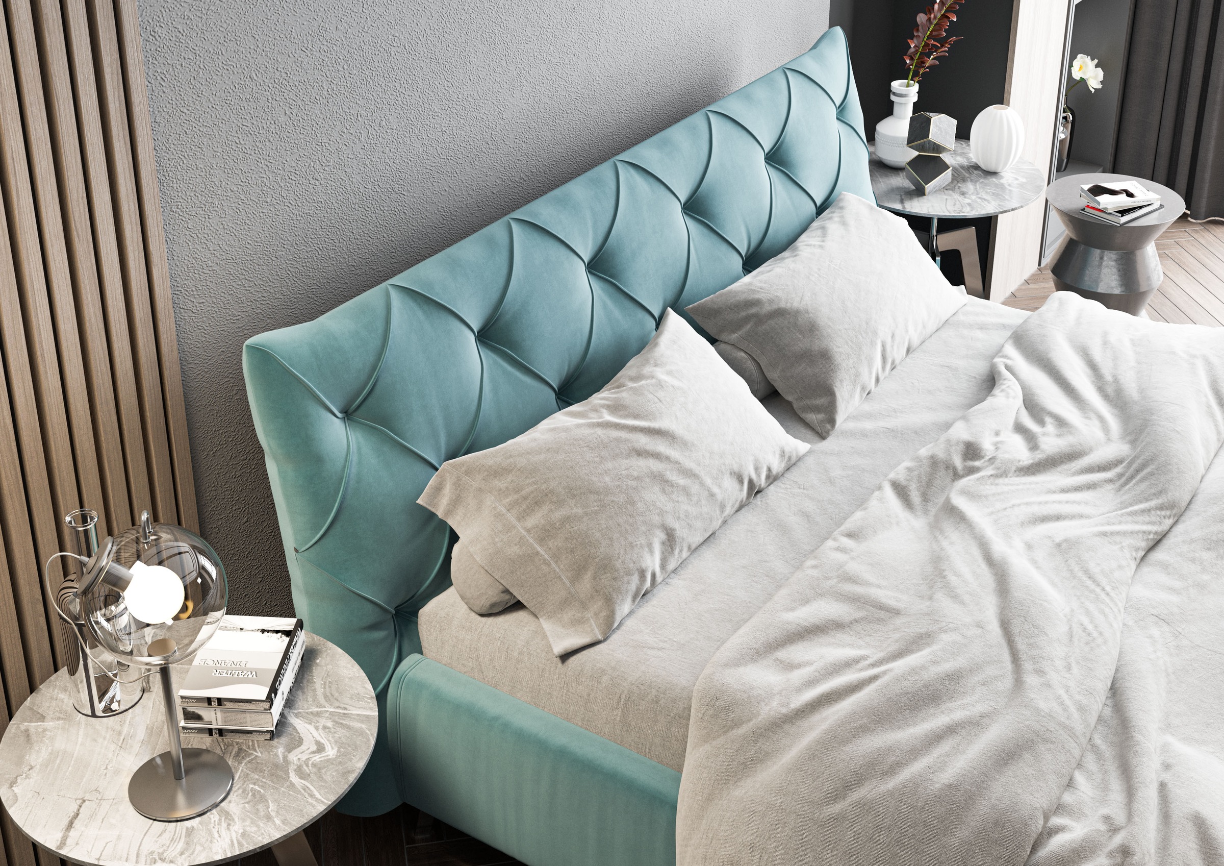 Home affaire Polsterbett »Elloree in 4 Breiten bis 200cm, auch in Leder« Kopfteilhöhe 105cm, belastbar bis 280 kg, auch in Überlänge 220cm