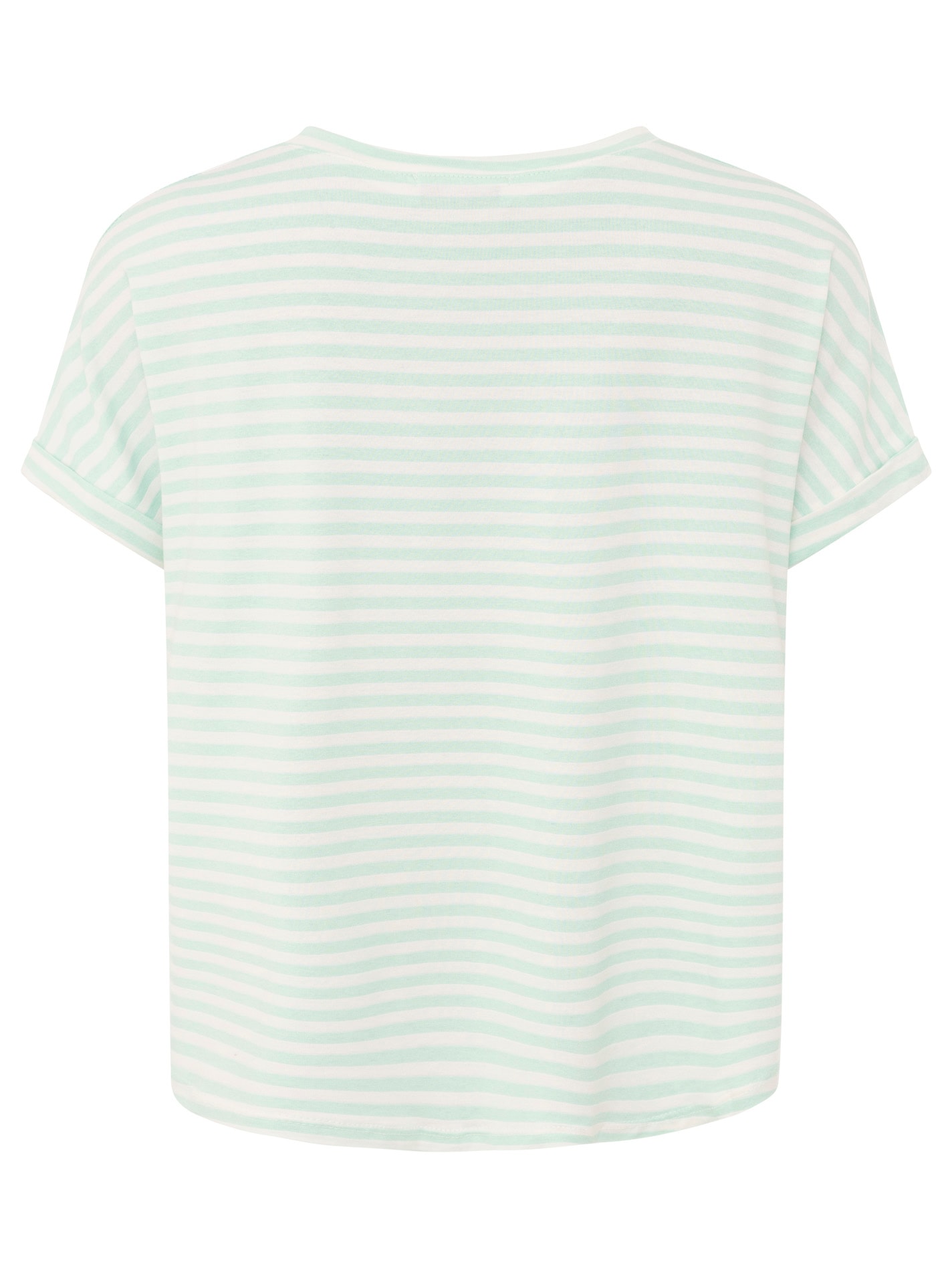 Zwillingsherz T-Shirt »"Maritime Streifen"« One Size, Kurzarm, V-Ausschnitt, gestreift, Loose Fit
