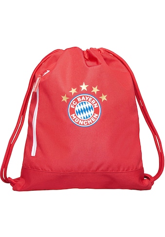 FC Bayern Turnbeutel »FC Bayern München Sportbeutel 5 Sterne Logo rot«, Aus recyceltem... kaufen