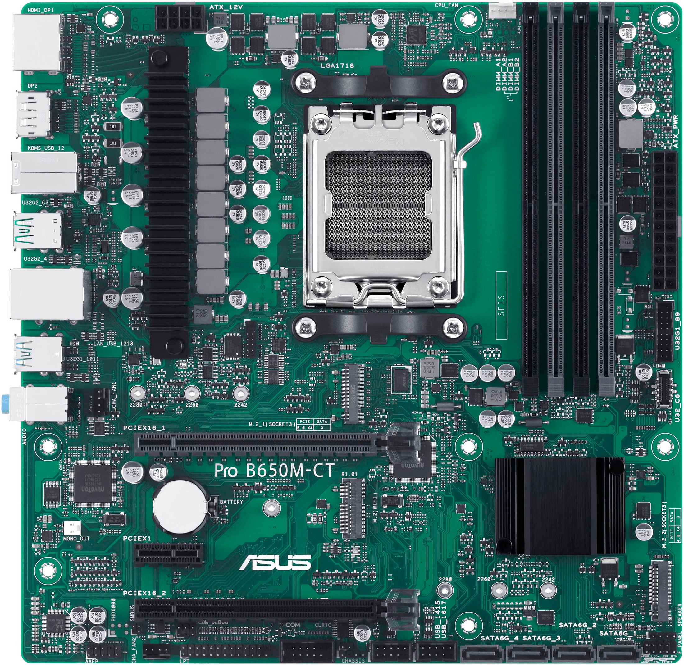 Asus Mainboard »PRO B650M-CT-CSM«