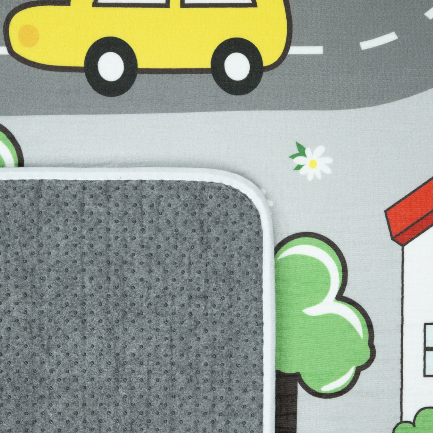 Paco Home Kinderteppich »Chicos 559«, rechteckig, 2 mm Höhe, Flachgewebe, Straßen-Spiel-Teppich, Kinderzimmer