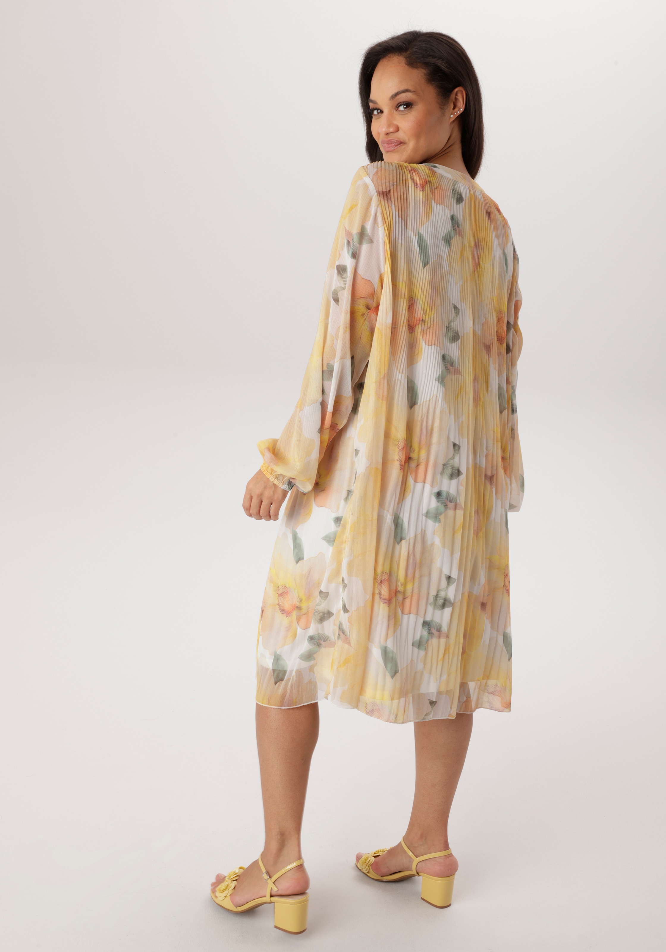 Aniston PLUS Sommerkleid in Alloverprint - NEUE KOLLEKTION