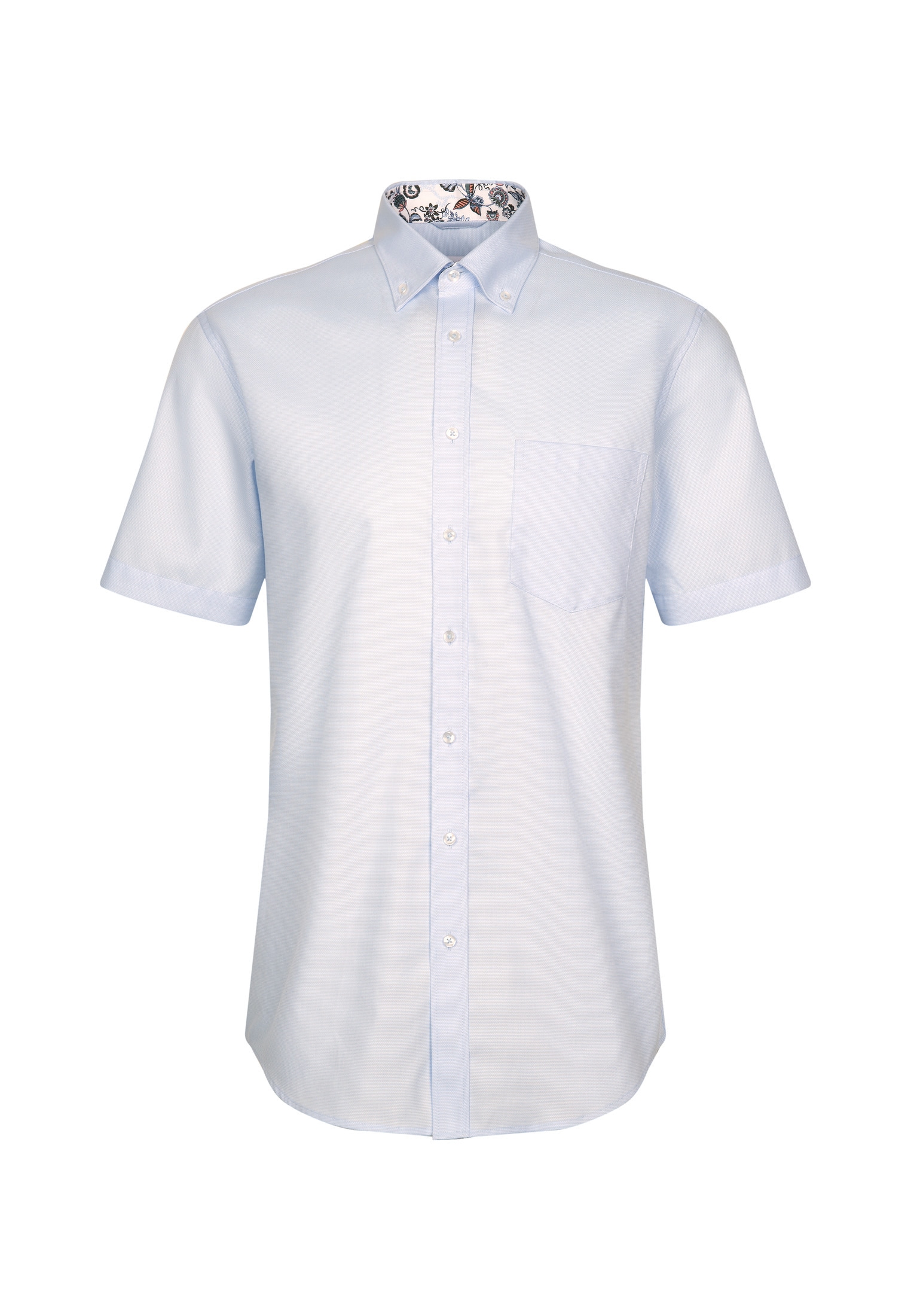 seidensticker Businesshemd »Regular«, Regular 1/2 Button-Down-Kragen Struktur
