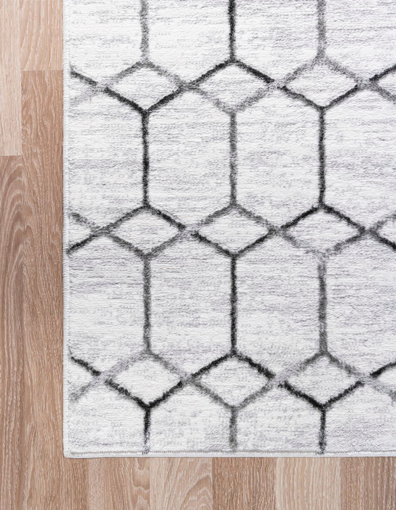 Myflair Möbel & Accessoires Teppich »Titan Trellis, LAGERRÄUMUNG!« rechteckig 13 mm Höhe Kurzflor, gewebt, modernes geometrisches Design