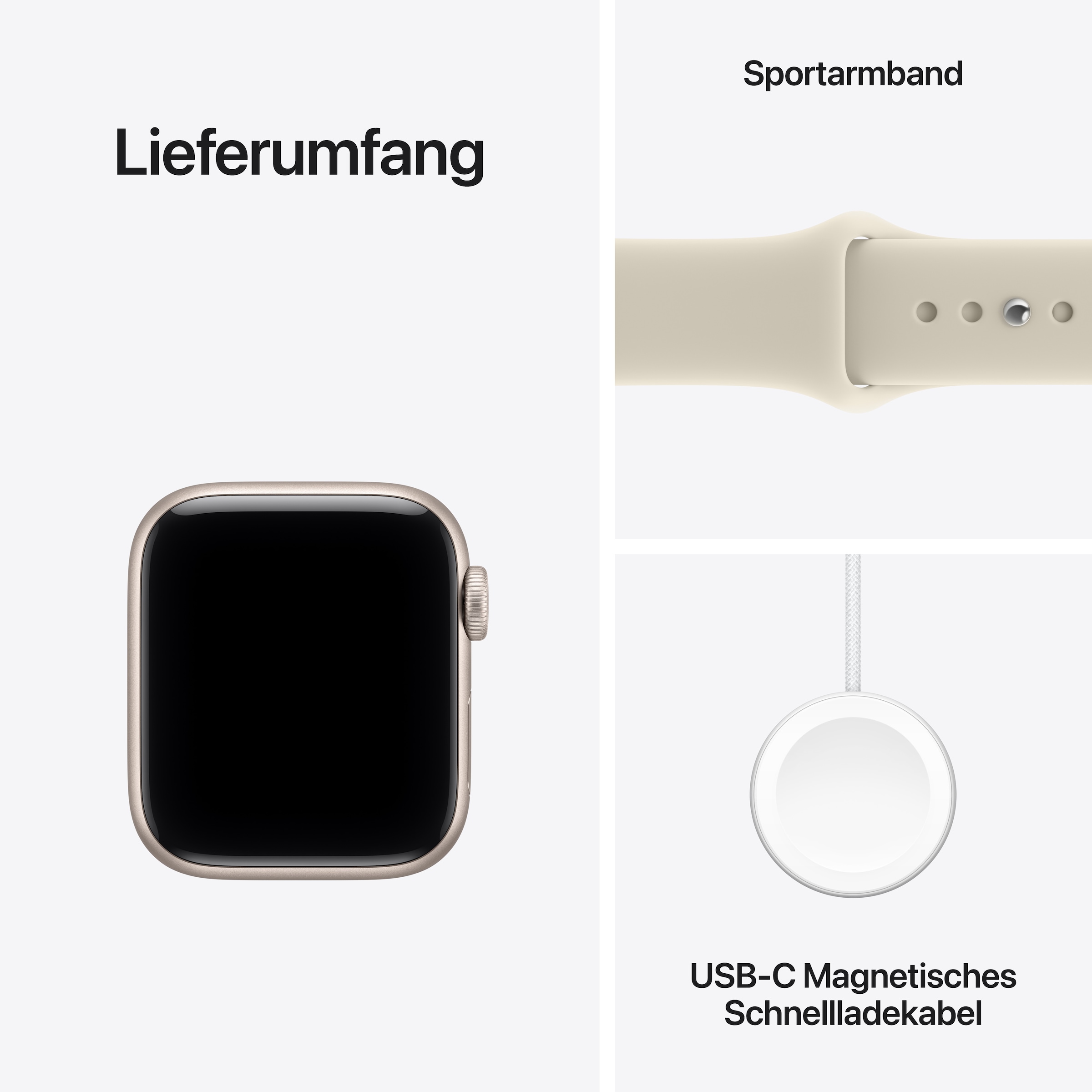 Apple Smartwatch »Watch SE 3 GPS Aluminium«(40/ 1,57 ″) Watch OS