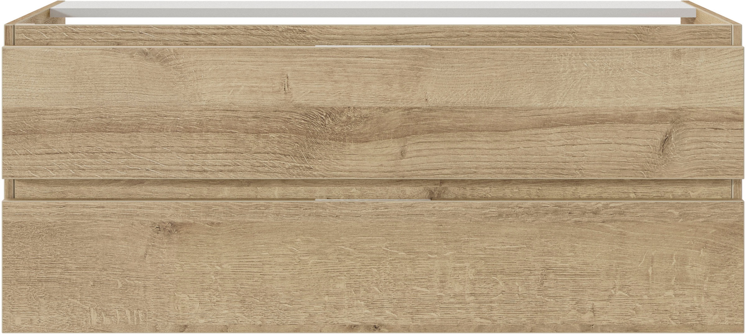 Saphir Badmöbel-Set »Serie 4035 2-teilig, Keramik-Doppelwaschtisch mit LED-Spiegelschrank«, (Set), Doppel-Waschplatz inkl Türdämpfer, 120 cm breit, 2 Schubladen, 3 Türen