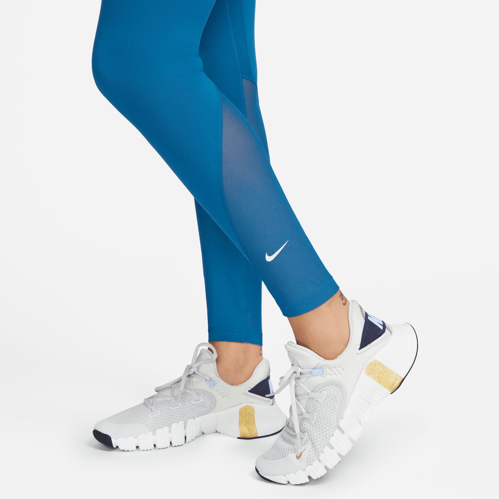 Nike Trainingstights »ONE WOMEN'S MID-RISE / MESH-PANELED LEGGINGS«