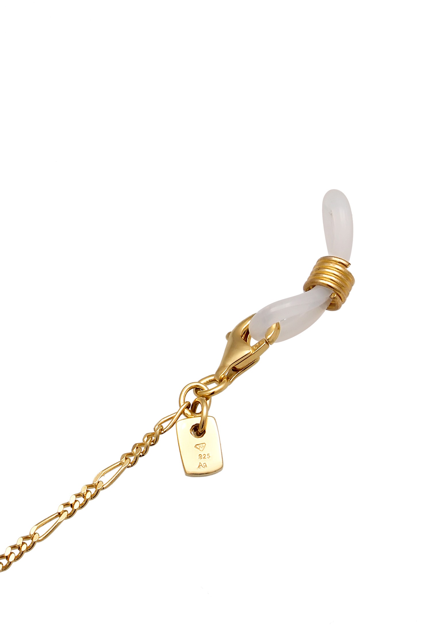 Kuzzoi Schmuckset »Schmuckzubehör Brillenkette Figaro Gliederkette 925 Sterling Silber« ()