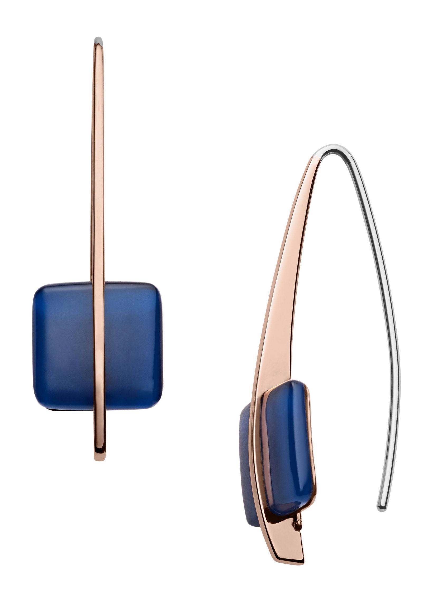 Skagen Paar Ohrhaken »SEA GLASS, SKJ1135791«, mit Glassteinen