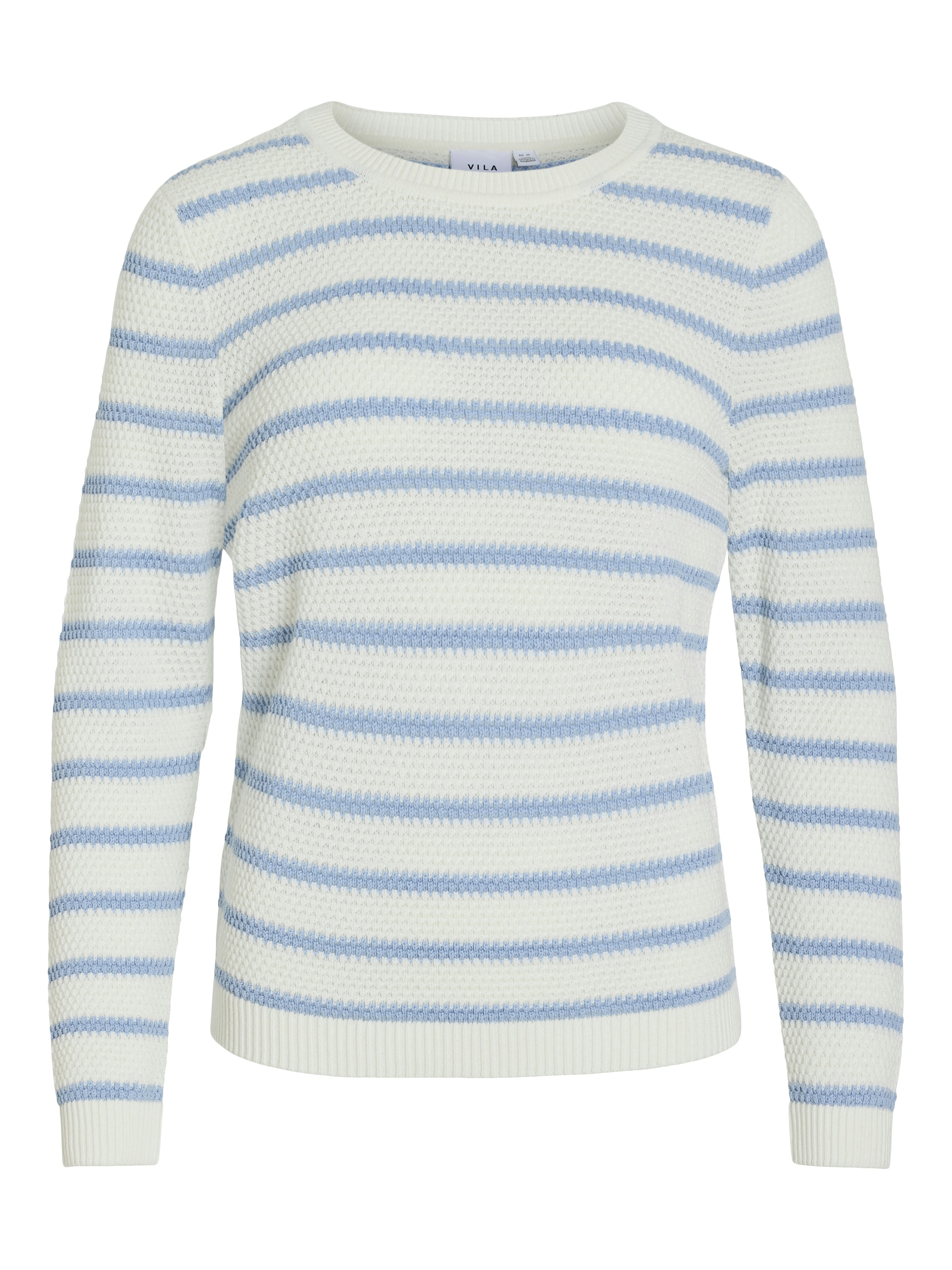 Rundhalspullover »VIDALO O-NECK L/S STRIPE KNIT TOP- NOOS«