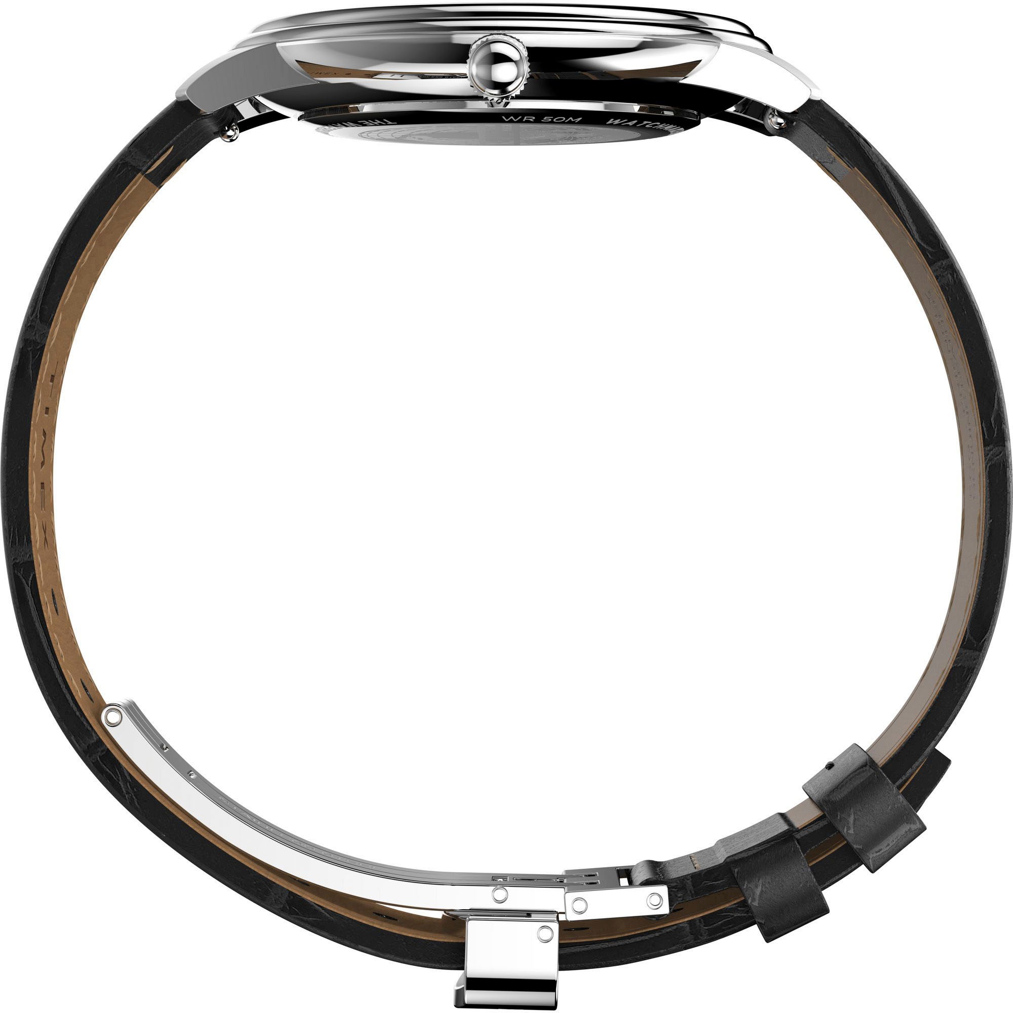 Timex Quarzuhr »WATERBURY METROPOLITAN«, Armbanduhr, Herrenuhr,Lederarmband,analog