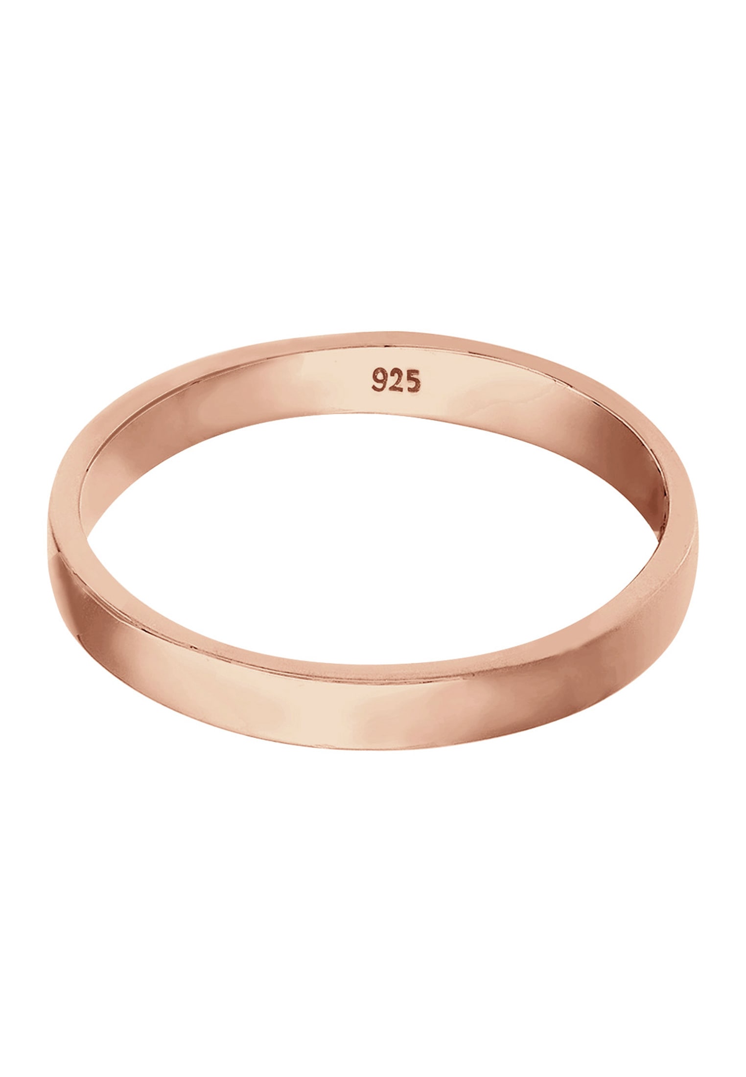 Elli Silberring »Ring Basic Ehering Partnerring Damen 925er Silber«