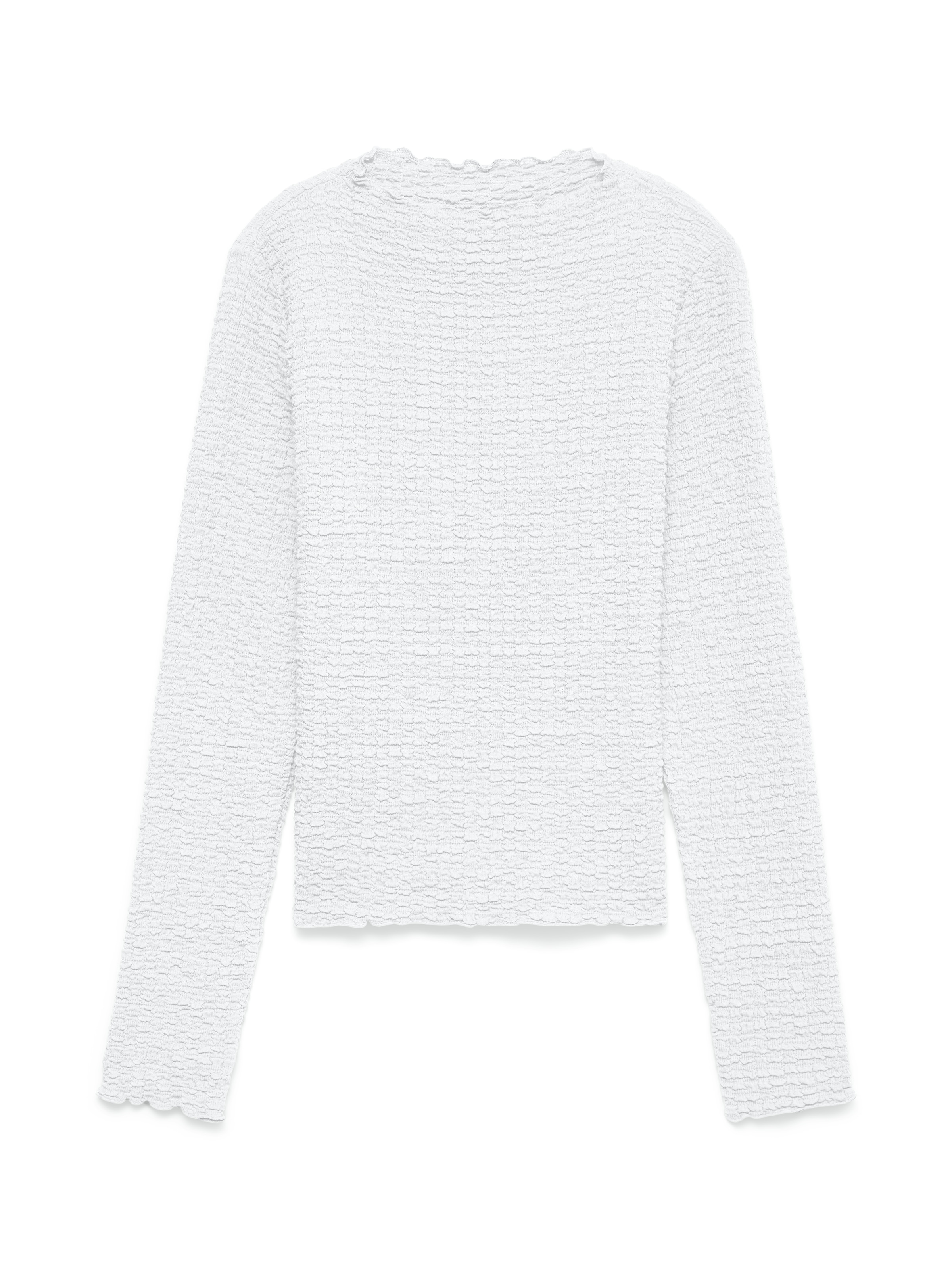 Vero Moda Langarmshirt »VMZIA LS FUNNEL NECK TOP JRS NOOS« Baumwollmischung, regular fit