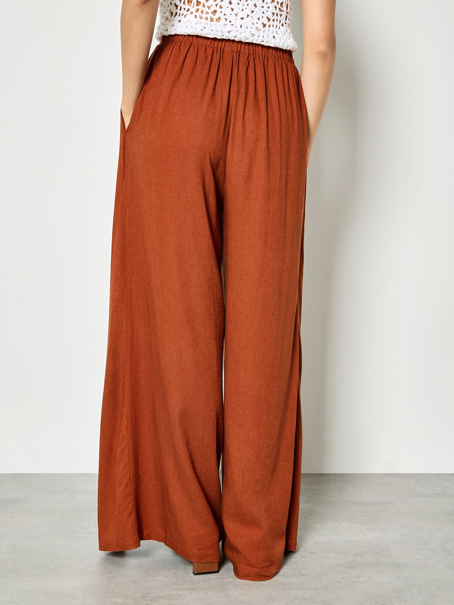 Apricot Leinenhose »Hose«  mit weitem Bein