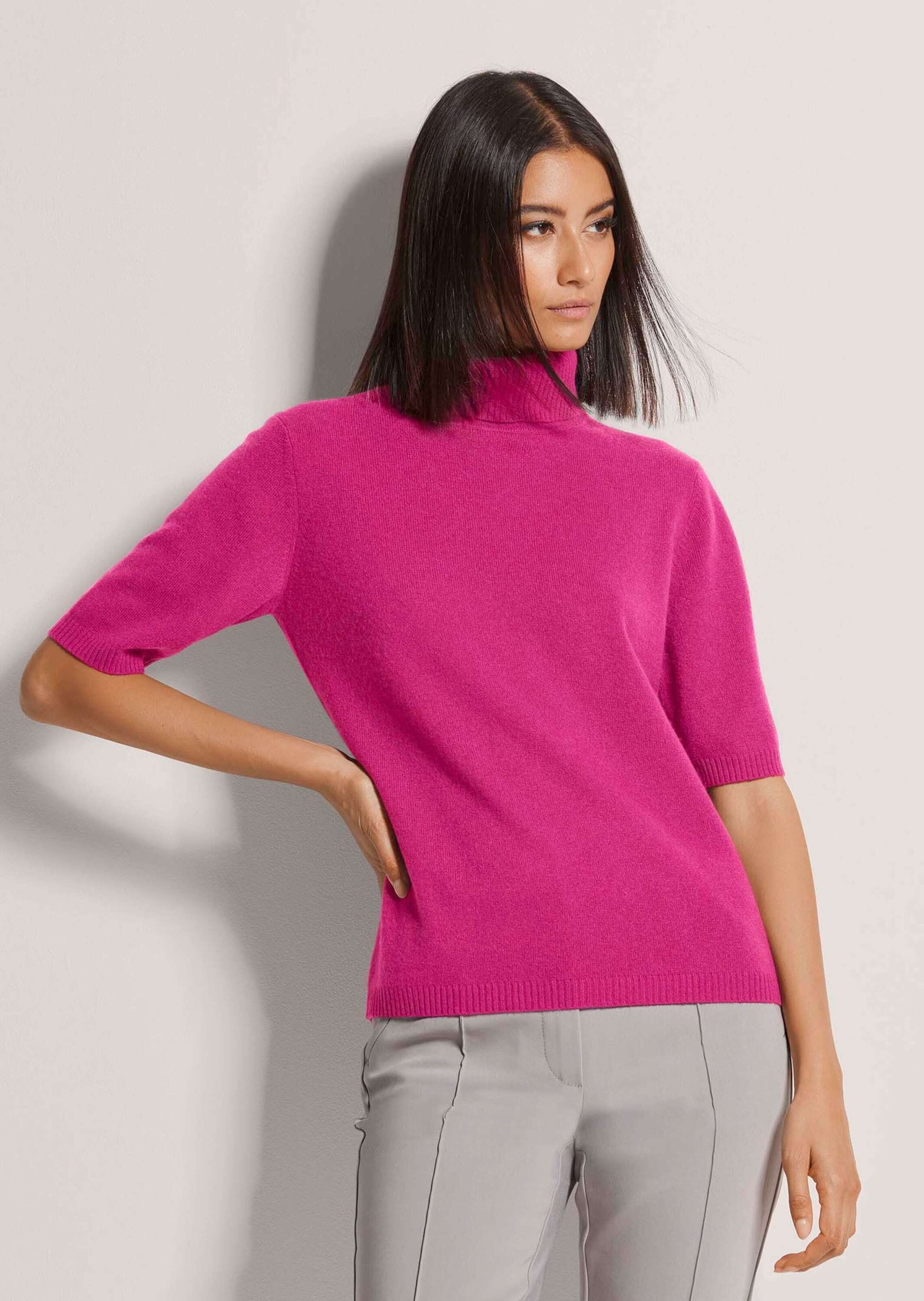 MADELEINE Longpullover »Pullover Kaschmirpullover mit Rollkragen«