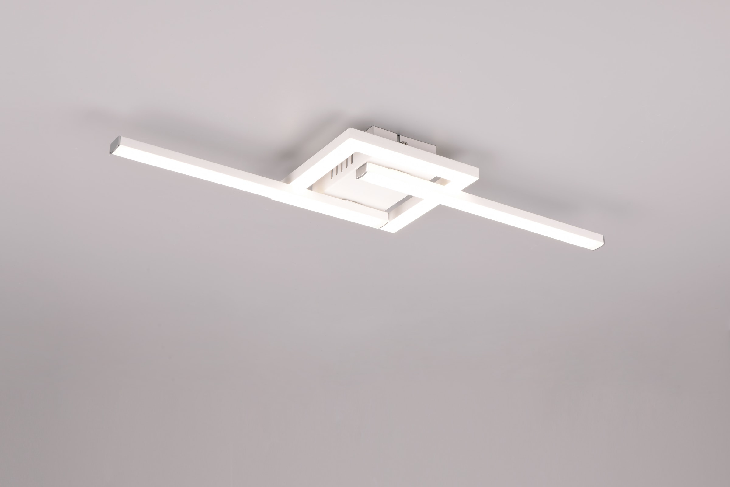 my home LED Deckenleuchte »DAVINIA, als Deckenlampe oder Wandlampe mögl, LED Stäbe schwenkbar«, 1 flammig, Leuchtmittel LED-Board | LED fest integriert, neutral 4000K 1950 Lumen 54x16 cm beweglich Flurlampe Wohnzimmerlampe