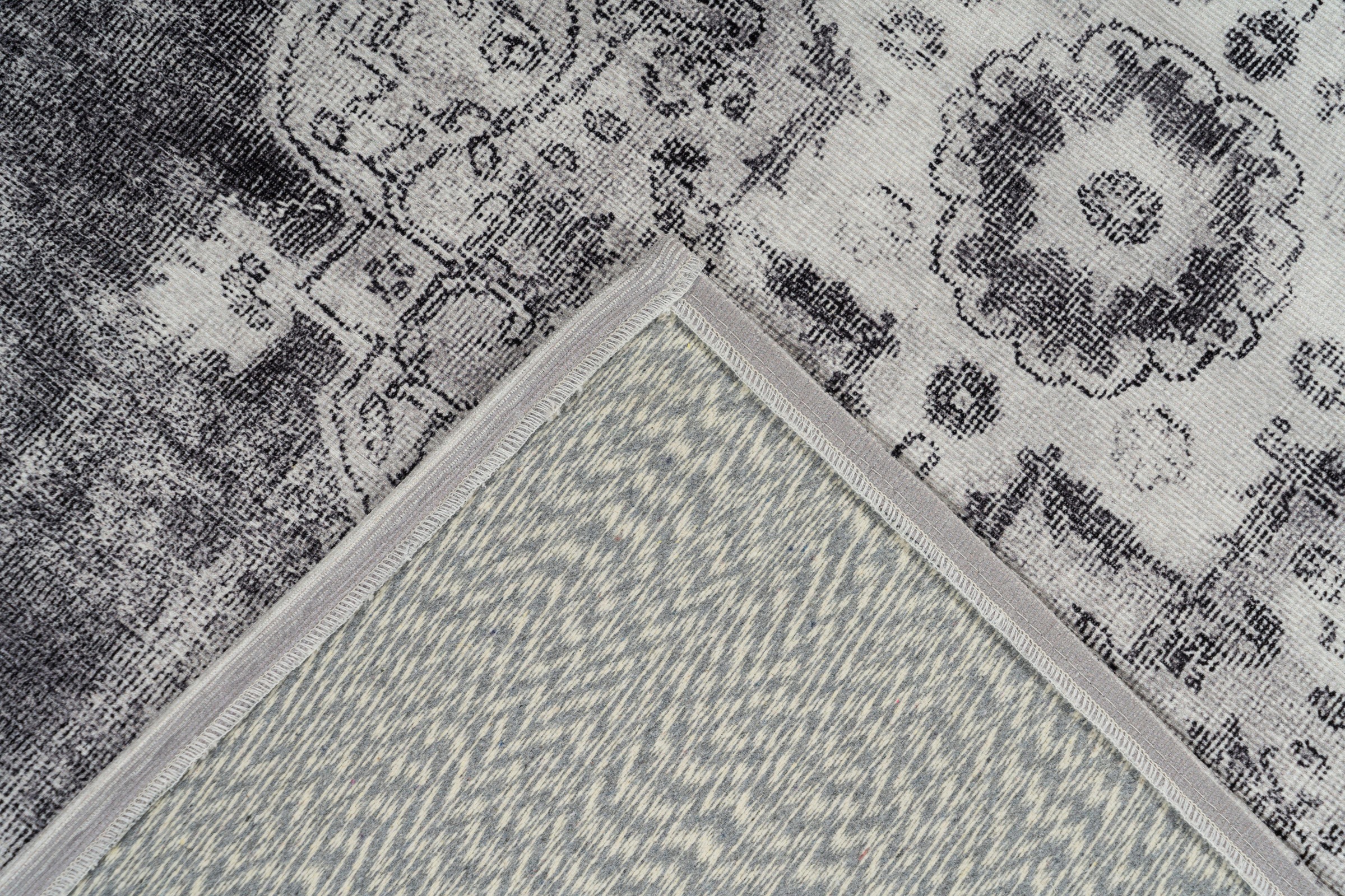 my home Teppich »Rayan«, rechteckig, 9 mm Höhe, Orient-Design, Vintage, Kurzflor, Teppich mit Bordüre