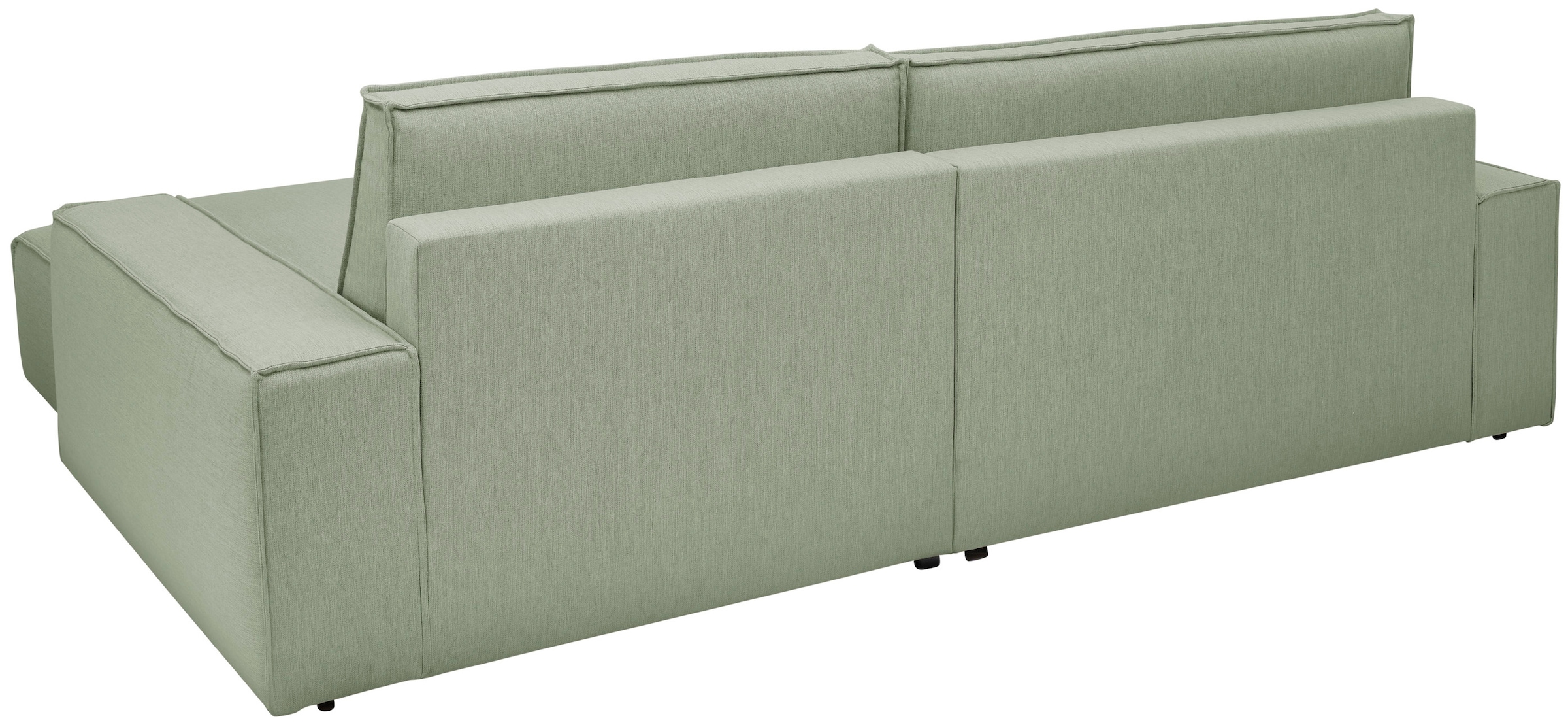 Home affaire Ecksofa »NEU: SHERWOOD XXL 284, Big-Sofa L-Form, tiefe Sitzfläche 95 cm, Cord«, Recamiere rechts/links, als Schlafsofa stellbar, Cord u. Leinenoptik
