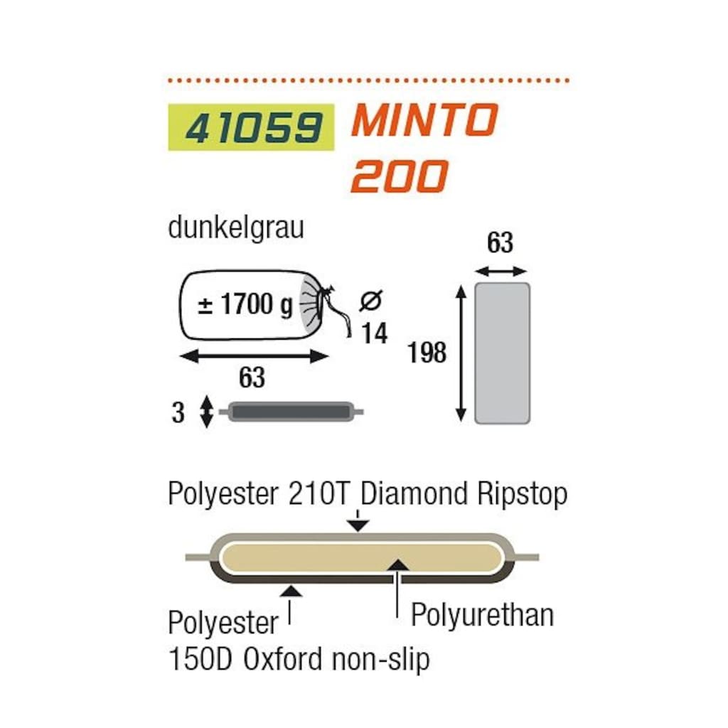 High Peak Thermomatte »Minto 200«, (Set, 2, mit Transporttasche)