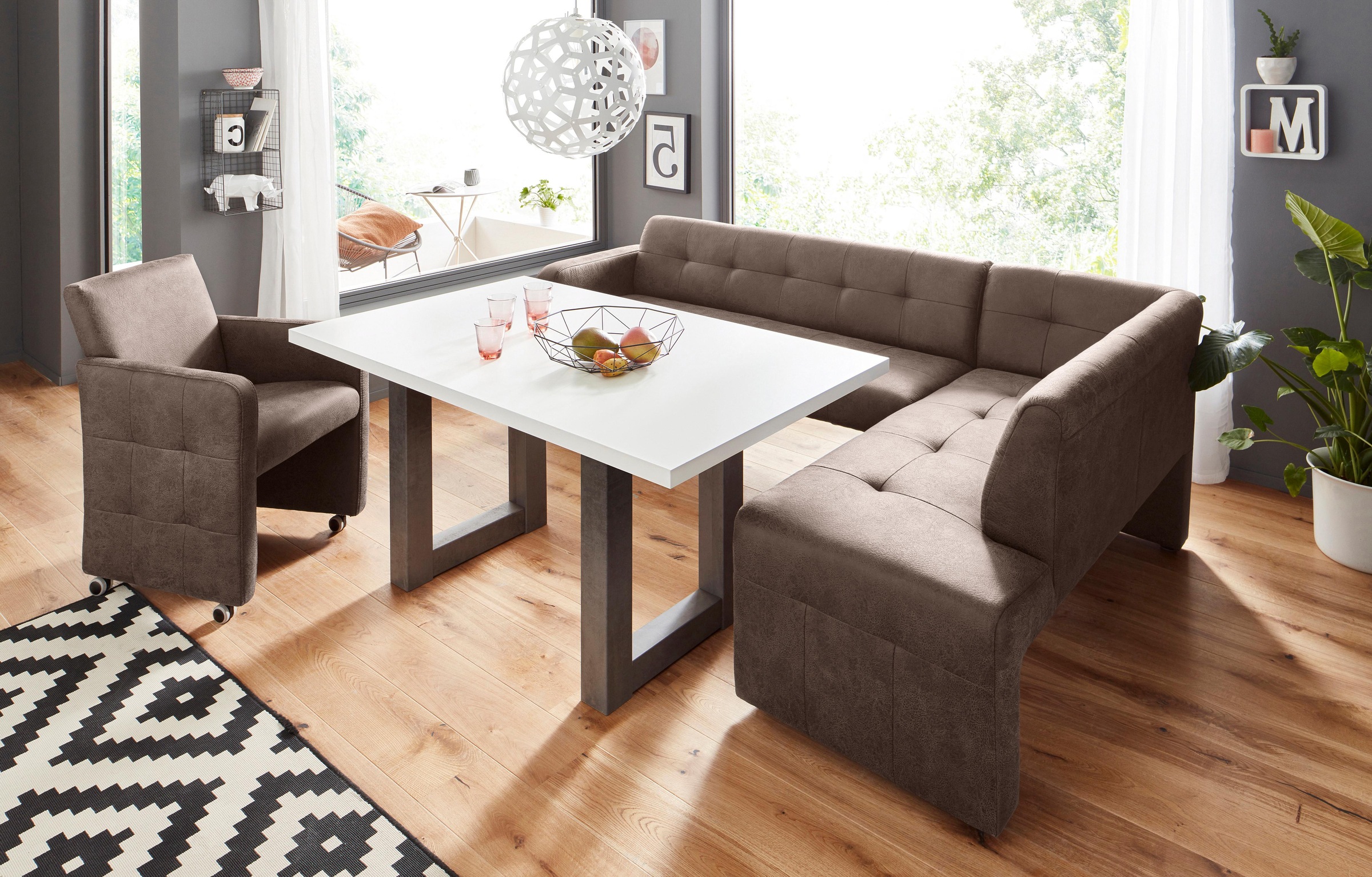 exxpo - sofa fashion Eckbank »Barista« Frei im Raum stellbar