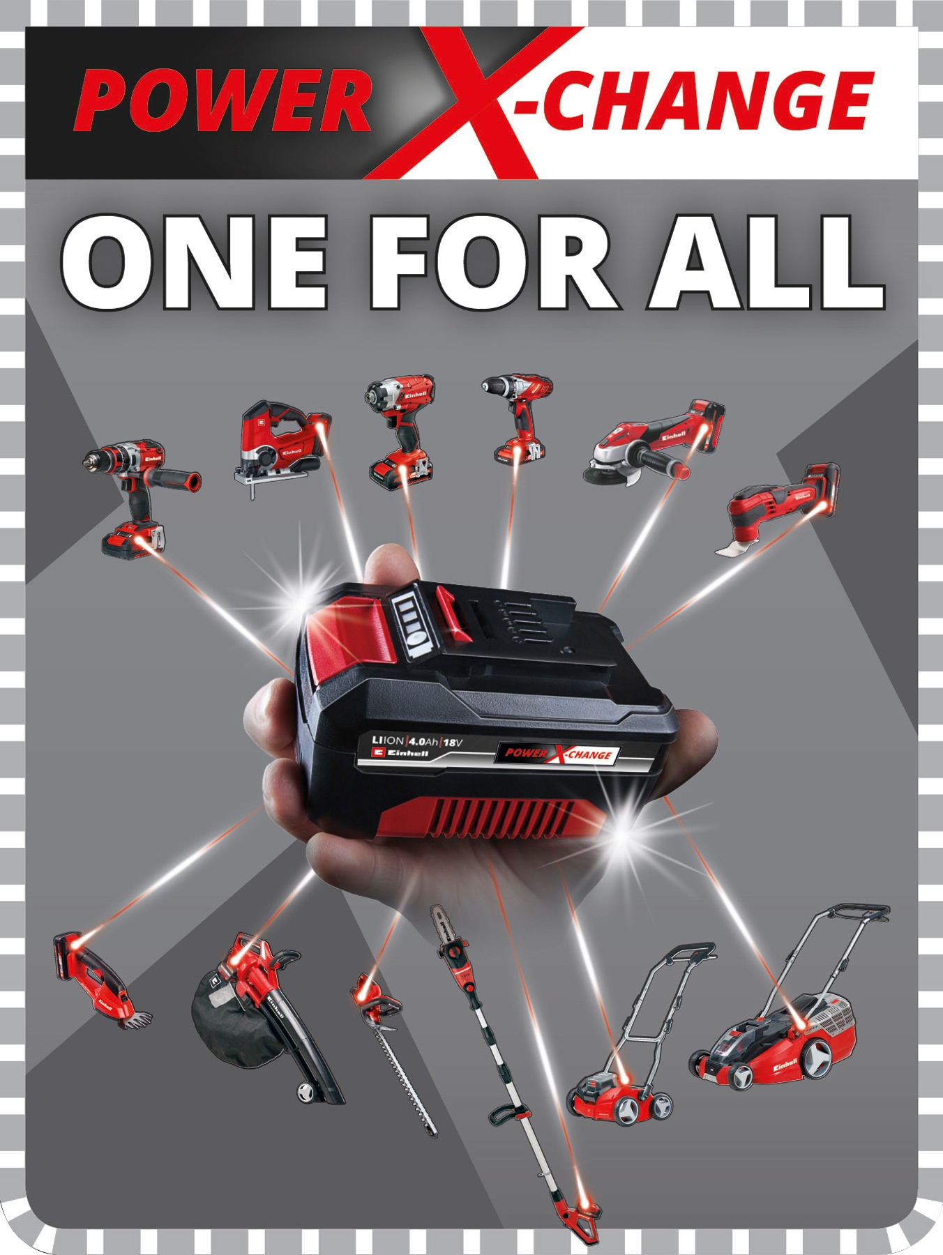 Einhell Akkurasenmäher »GE-CM 36/43 Li M Solo«, ohne Akku und Ladegerät