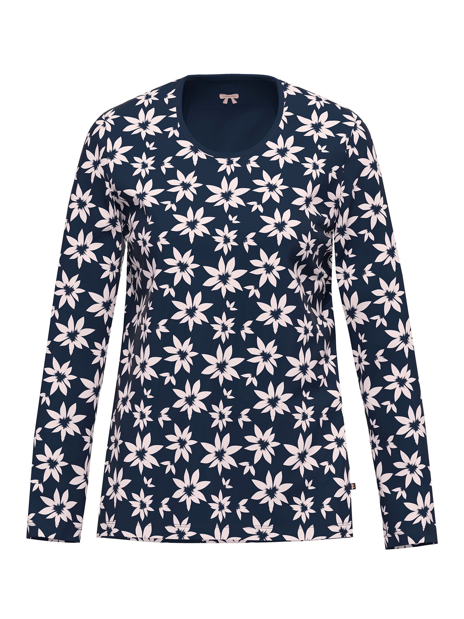 Ammann Schlafanzug »Damen langarm Shirt, lange Hose Night & Relax« 1 Stk.