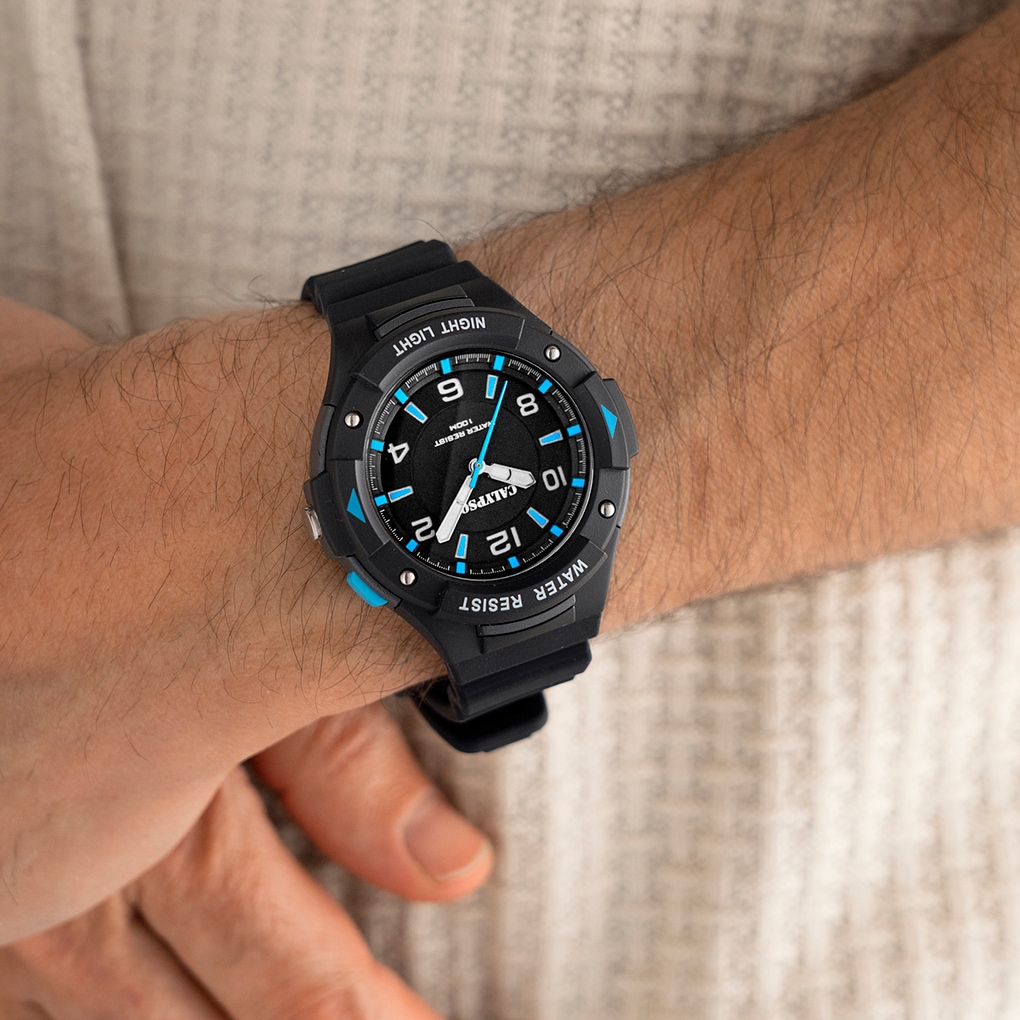 CALYPSO WATCHES Quarzuhr »Street Style« Armbanduhr, Herrenuhr, Silikonarmband, analog, Beleuchtung